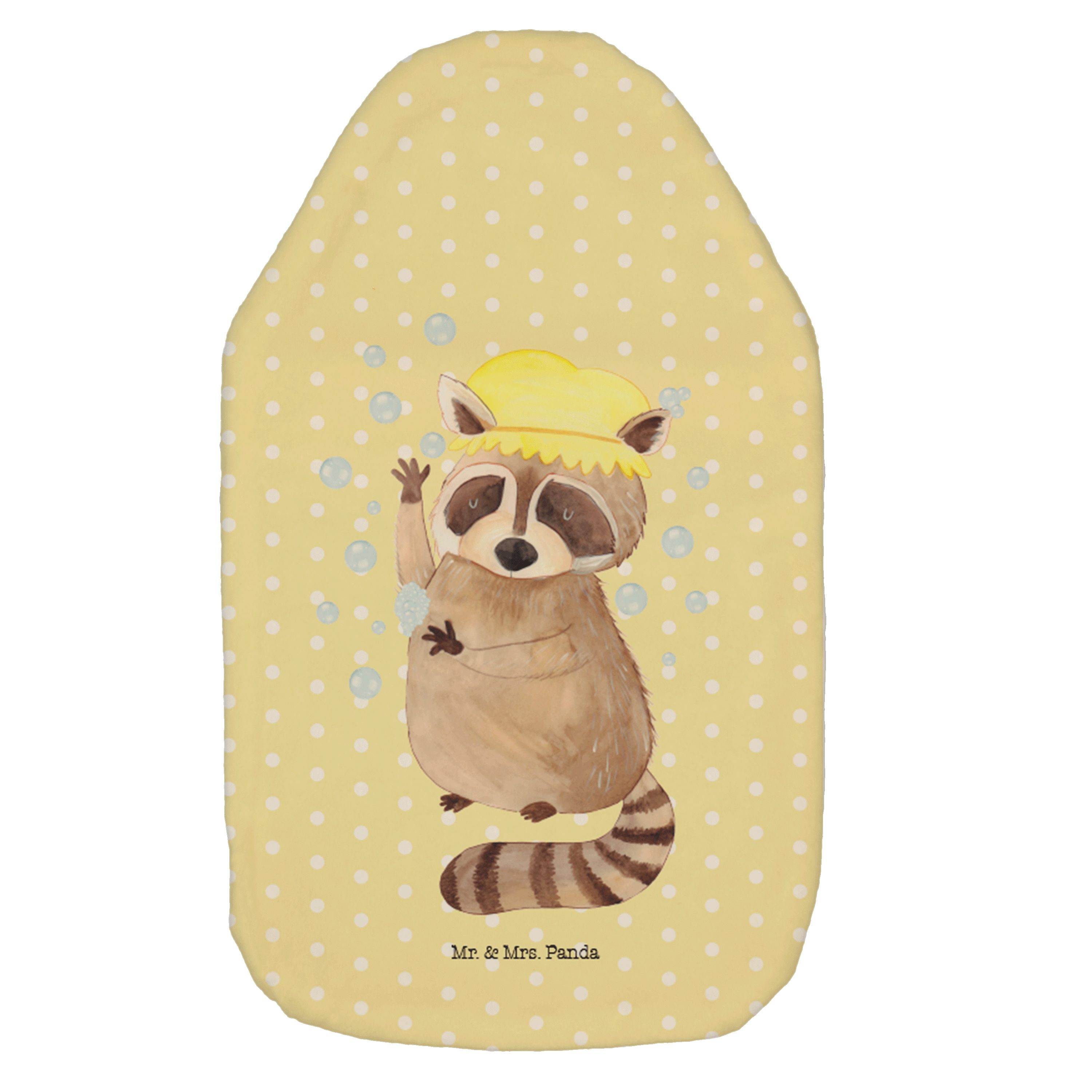 Mr. & Mrs. Panda Wärmflasche »Waschbär Gelb Pastell Geschenk, gute
