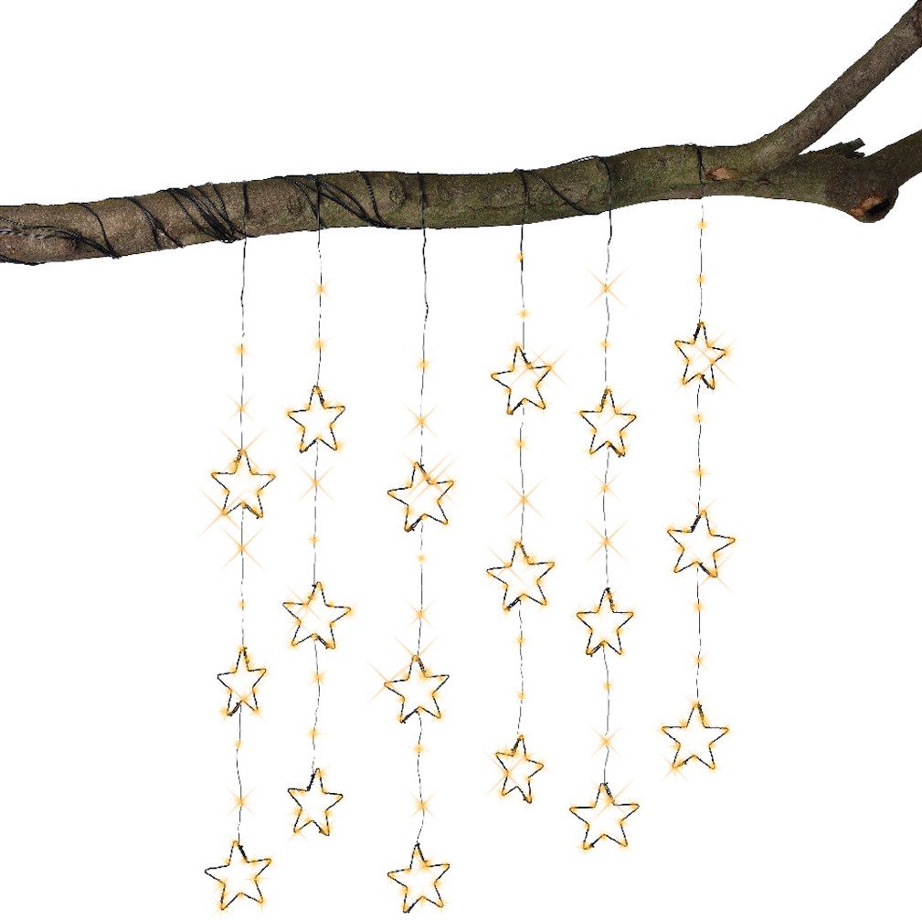 Kaemingk LED-Lichterkette Lumineo Kaskade Sterne Micro LED