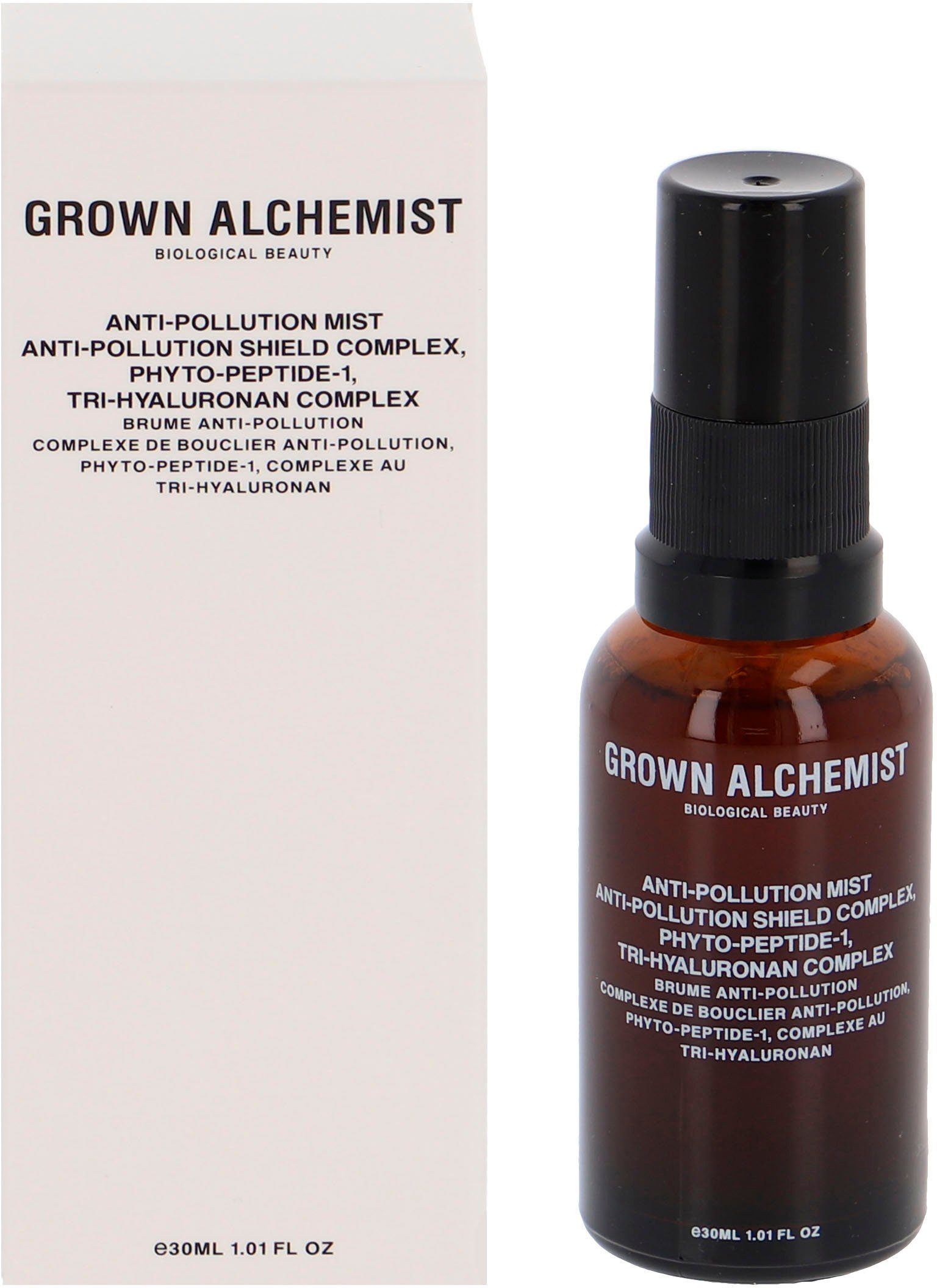 GROWN ALCHEMIST Tri-Hyaluronan Shield Anti-Pollution Mist, Anti-Pollution Complex, Phyto-Peptide-1, Gesichtsspray