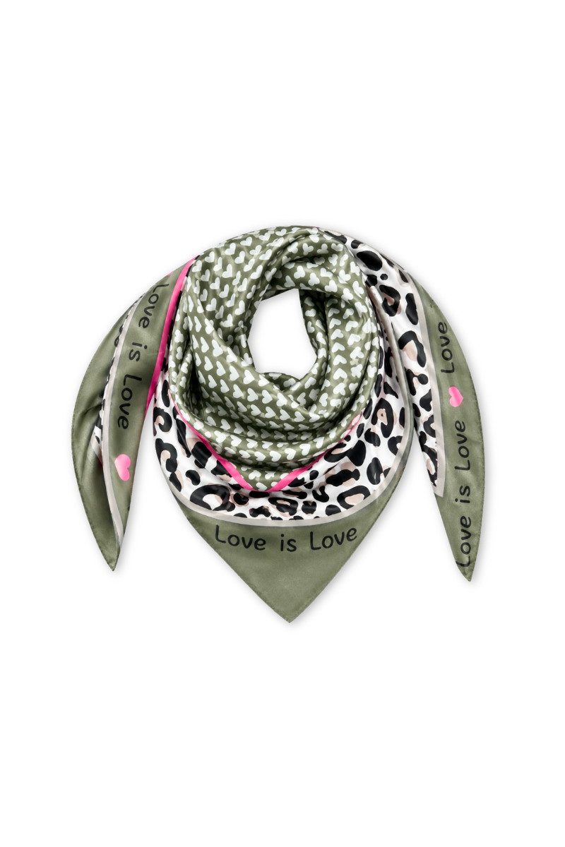 VIDO jewelry & more Halstuch Trachtentuch - LOVE IS LOVE -