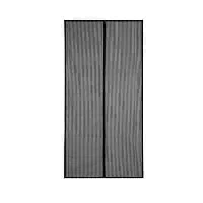 APANA Insektenschutz-Vorhang Fliegengitter Magnetvorhang Magnetisch Vorhang Türvorhang Balkontür, Farbe:schwarz,Größe (Breite x Höhe):120 x 240 cm