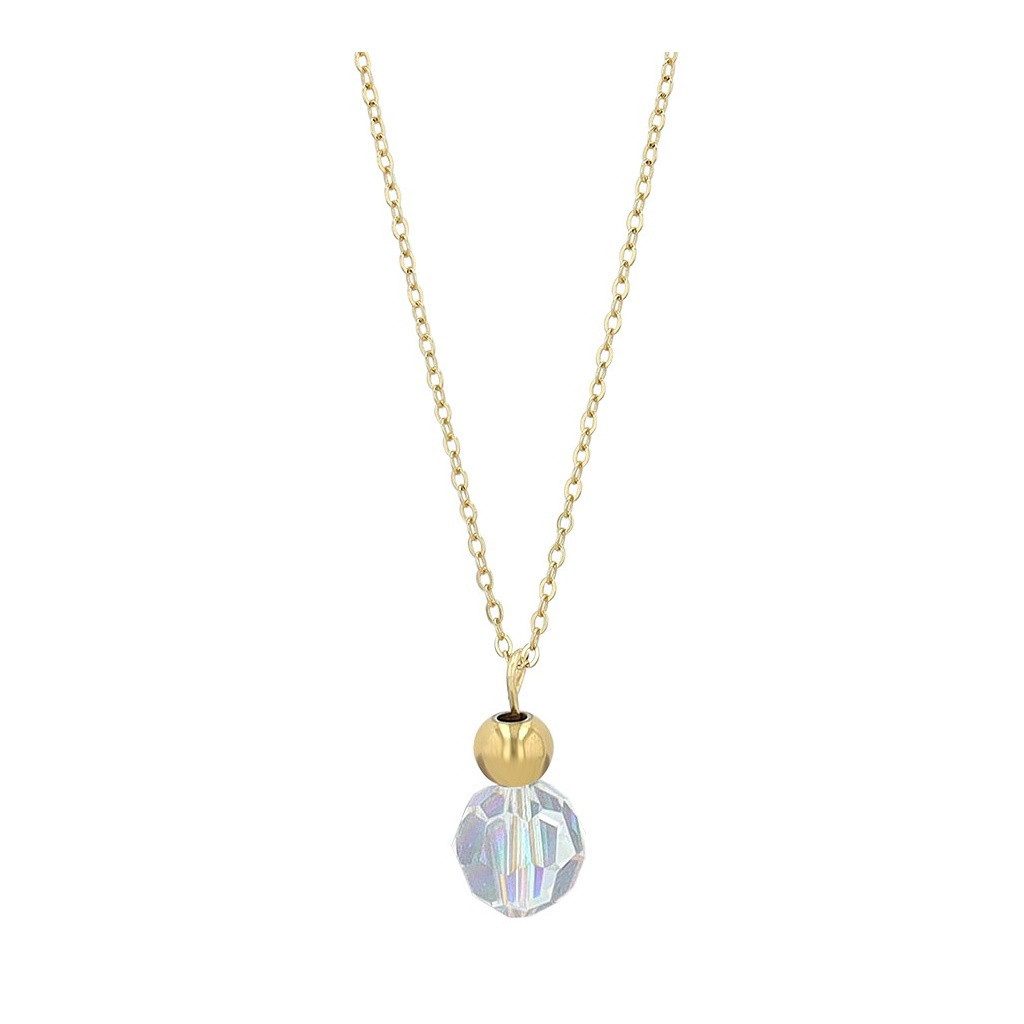 AKZENT Kette mit Anhänger 5010626 Edelstahl gold Damen wasserfest günstig online kaufen