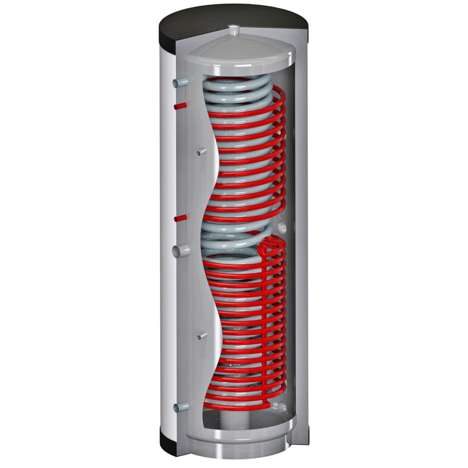 Environ Hygiene-Pufferspeicher 600 – 800 – 1000 Liter – mit 1 oder 2 Wärmetaus Stromspeicher