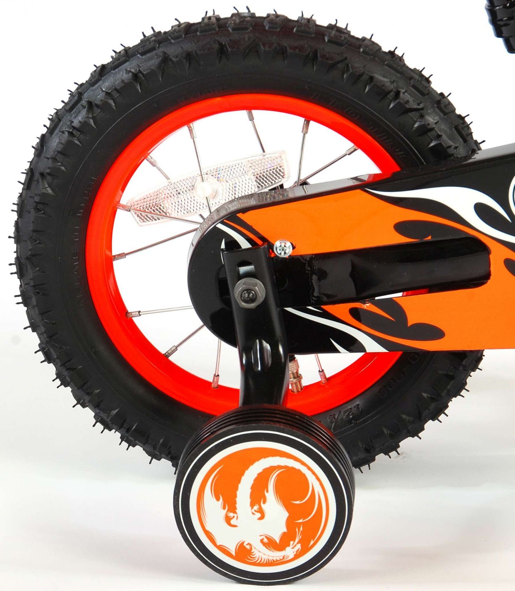 95% Zoll Orange - Motobikeoptik zusammengebaut Stahlfelgen 60 Volare verschiedenen kg, einstellbar, 1 Farben, Kinderfahrrad Gang, Luftbereifung, - Lenkerhöhe 12 bis -