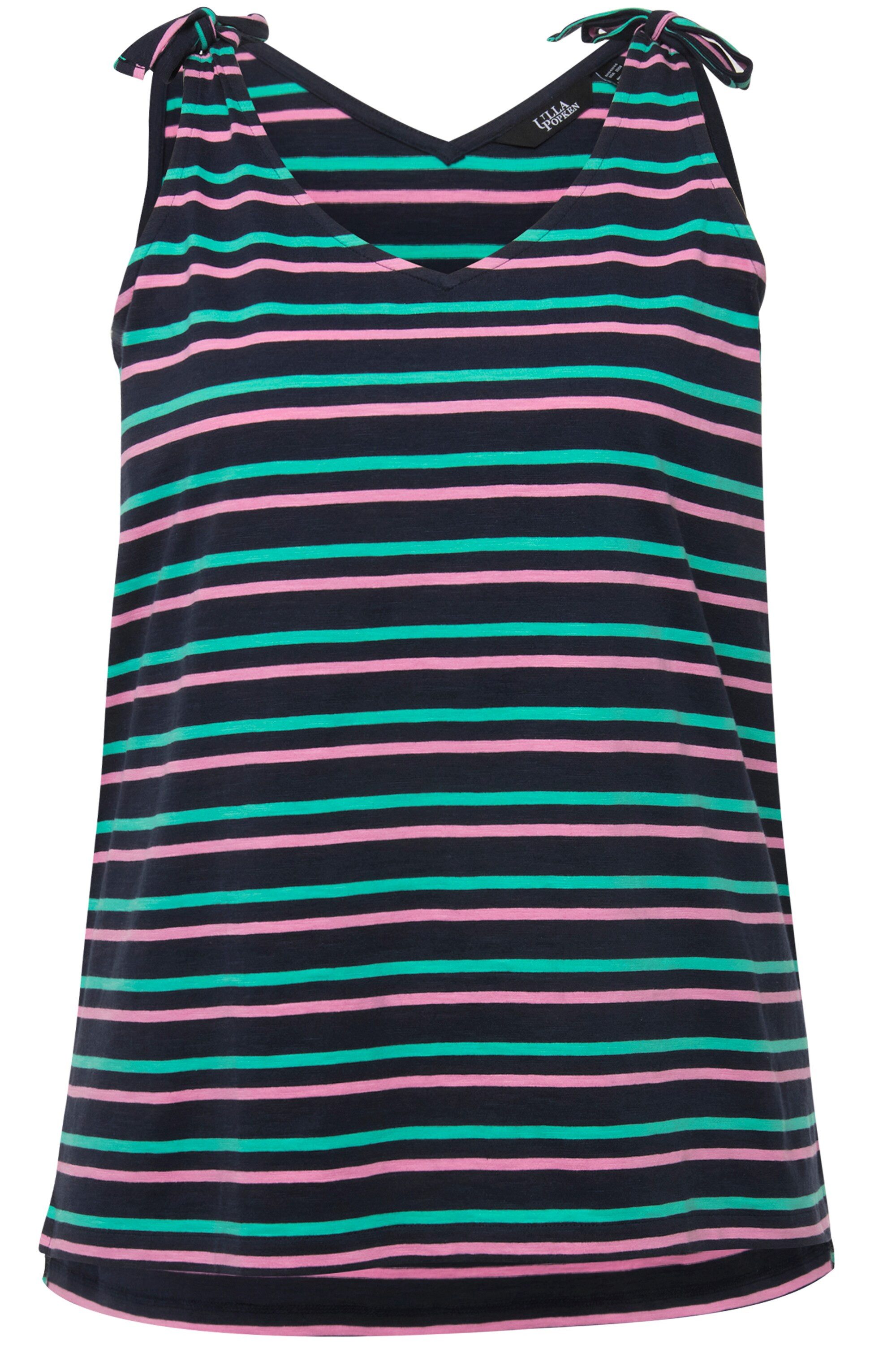 Ulla Popken Longtop Top Ringel A-Linie günstig online kaufen