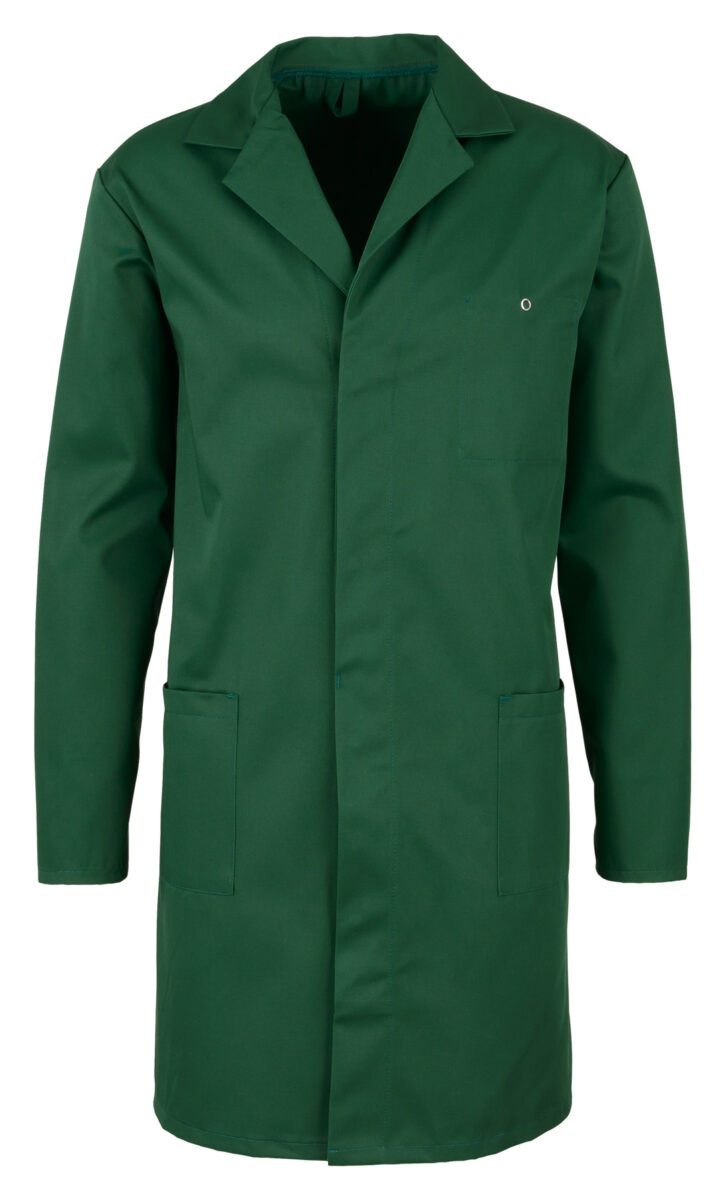BEB Arbeitsjacke beb HANDWERK Herren Berufsmantel BASIC Revers Polyestermix Grün
