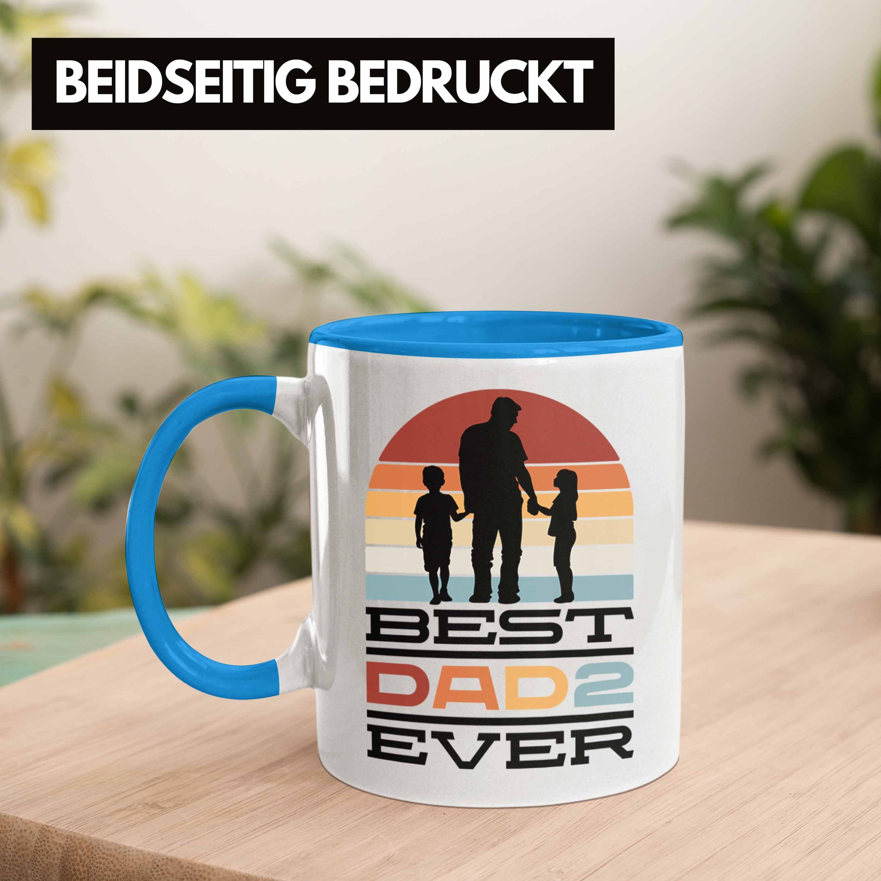 Trendation Tasse Stiefvater Stiefpapa Blau Vat Kaffee-Becher für Geschenk Tasse Geschenkidee
