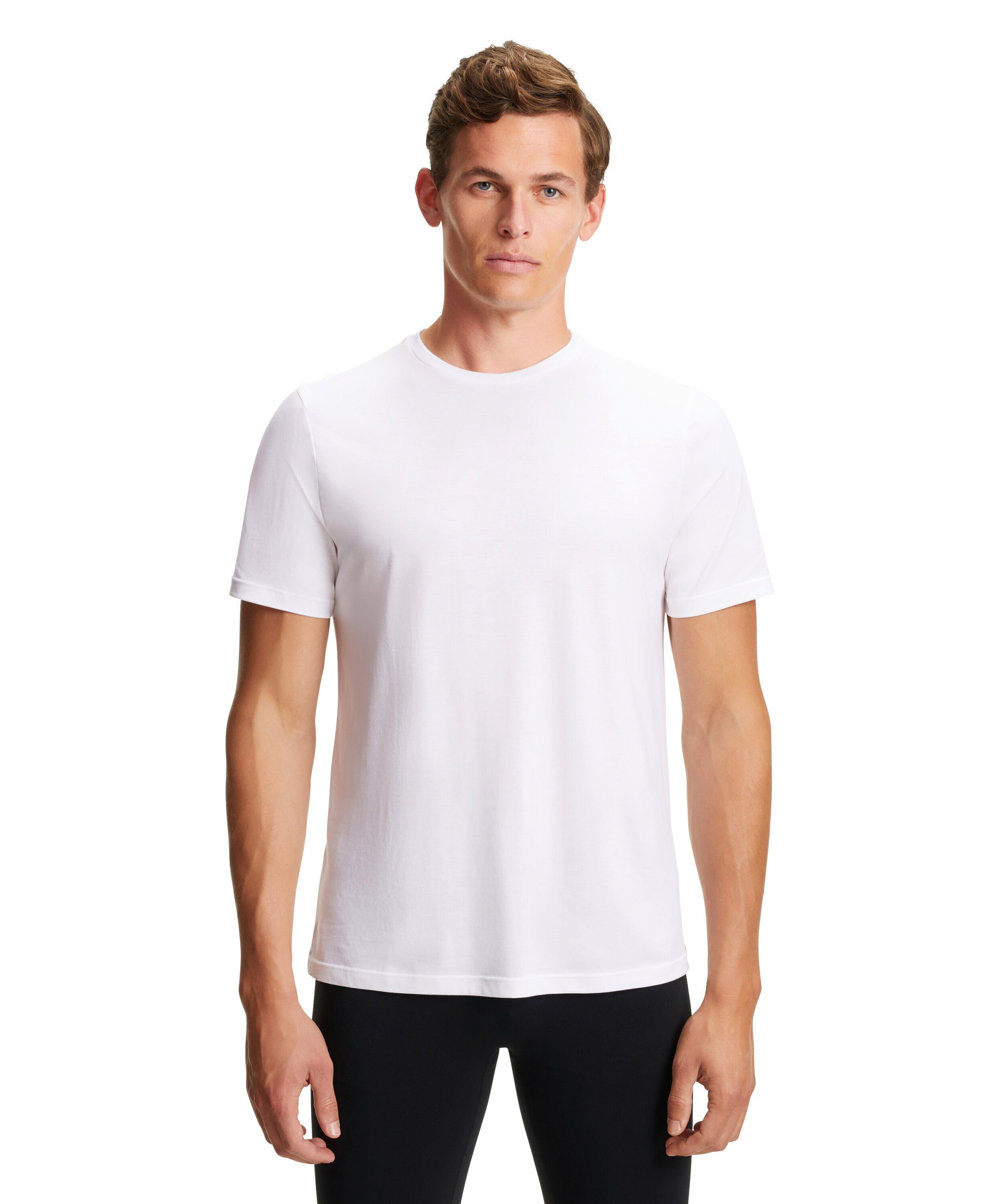 kühlend (2008) white T-Shirt (1-tlg) FALKE