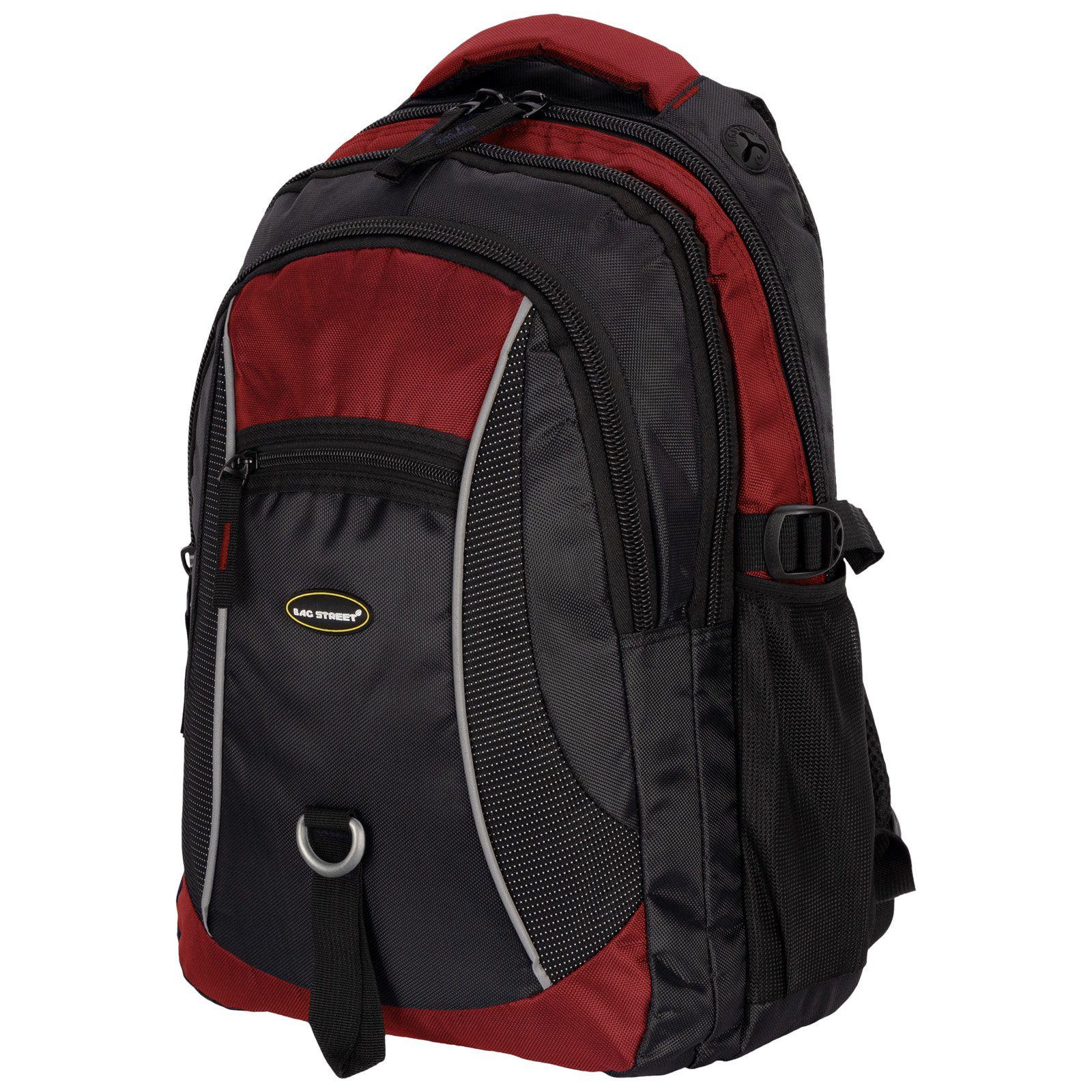 Freizeitrucksack, Rucksack Wandern BAG Sport STREET Sportrucksack, Damen Herren ROT Freizeit Reise Arbei, Schulrucksack Businessrucksack Rucksack