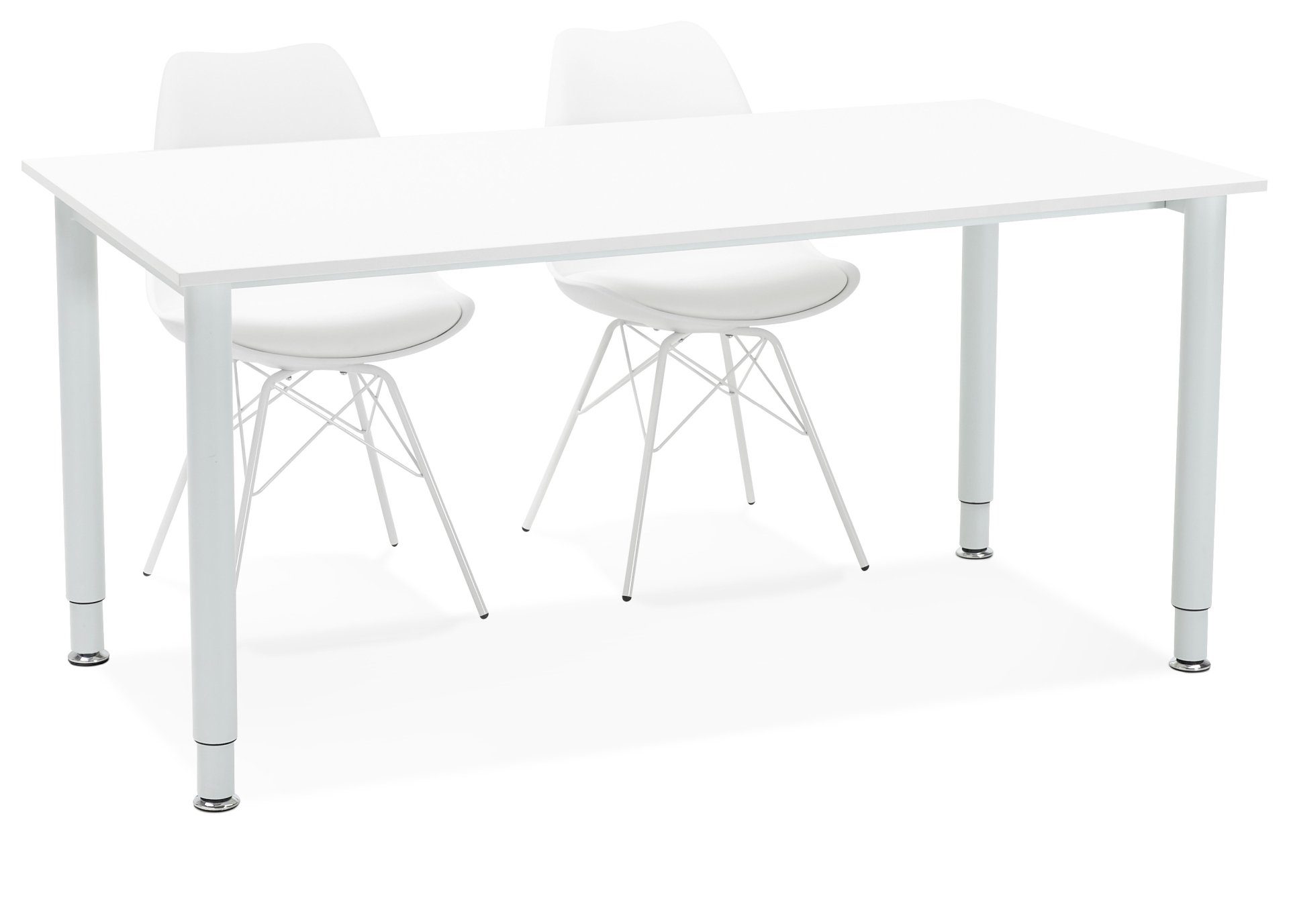 Kokoon Design Schreibtisch BURO Reinweiß | Weiß