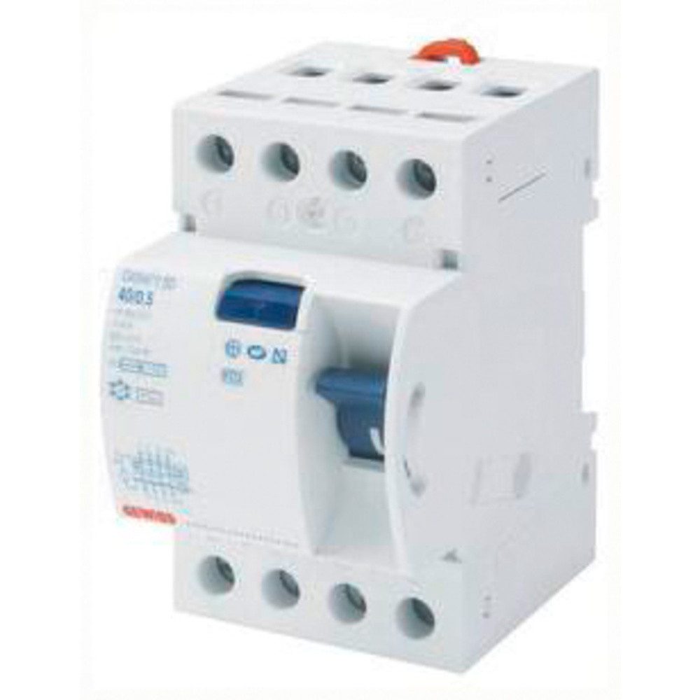 Gewiss Sicherheitsrelais Gewiss GW94897 GW94897 FI-Schutzschalter 3phasig A 4polig 40 A 0.03