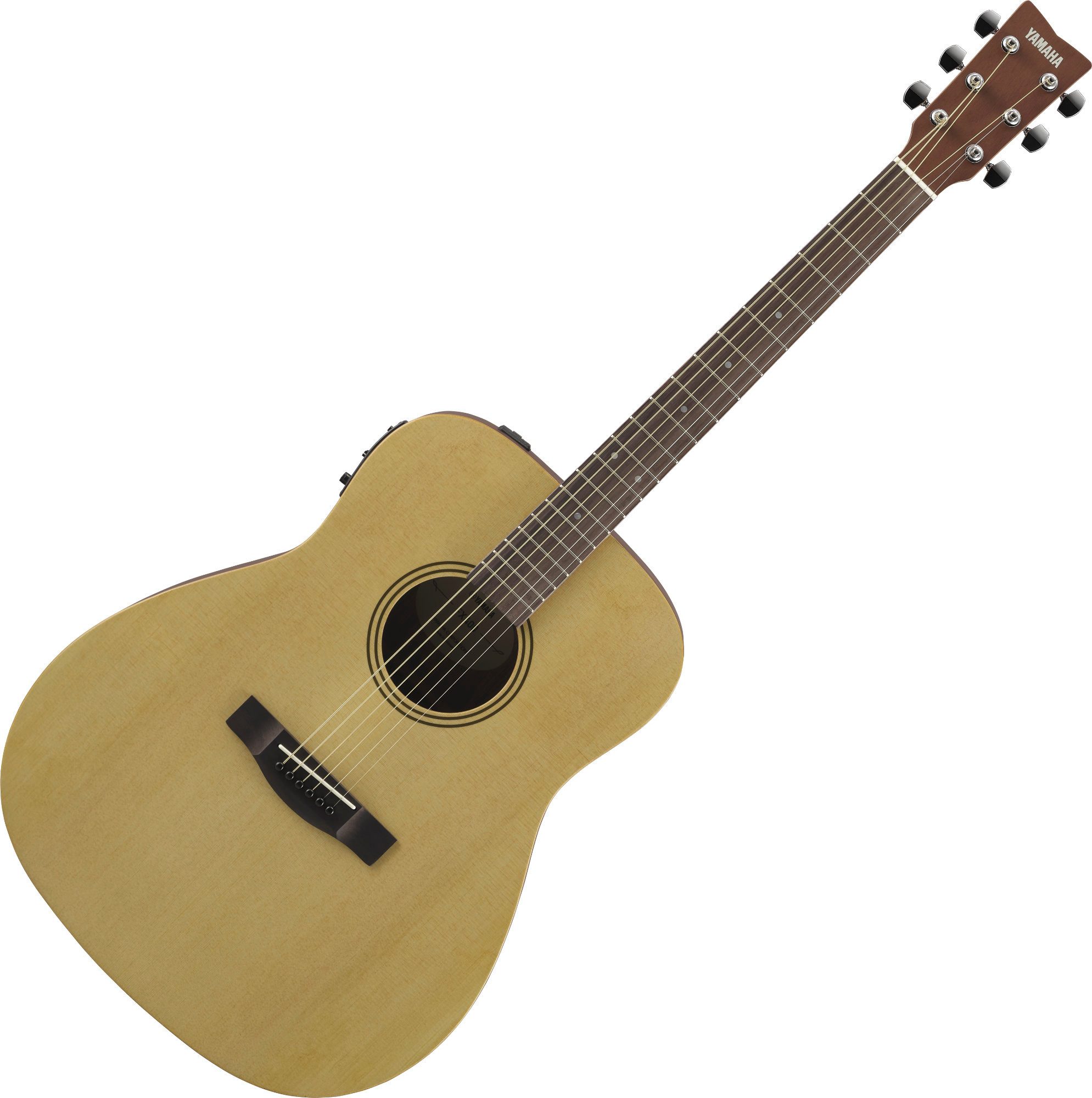 Yamaha Westerngitarre Yamaha FX400 Natural Satin, Dreadnought, Akustikgitarre mit Tonabnehmer