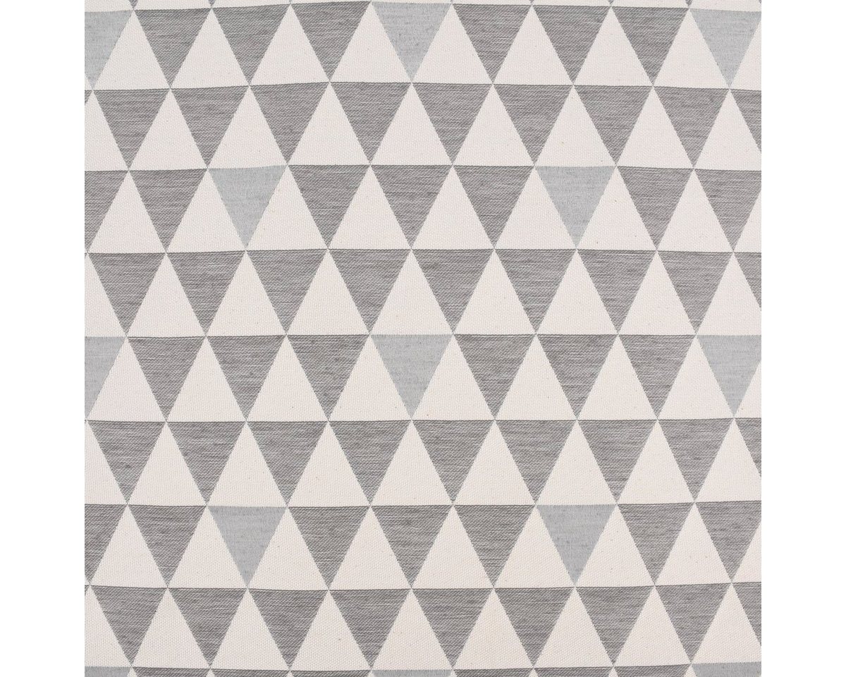 Thumbnail - SCHÖNER LEBEN. Stoff Dekostoff Doubleface Premium Triangel Retro Scandi grau hellbeige 1,4m