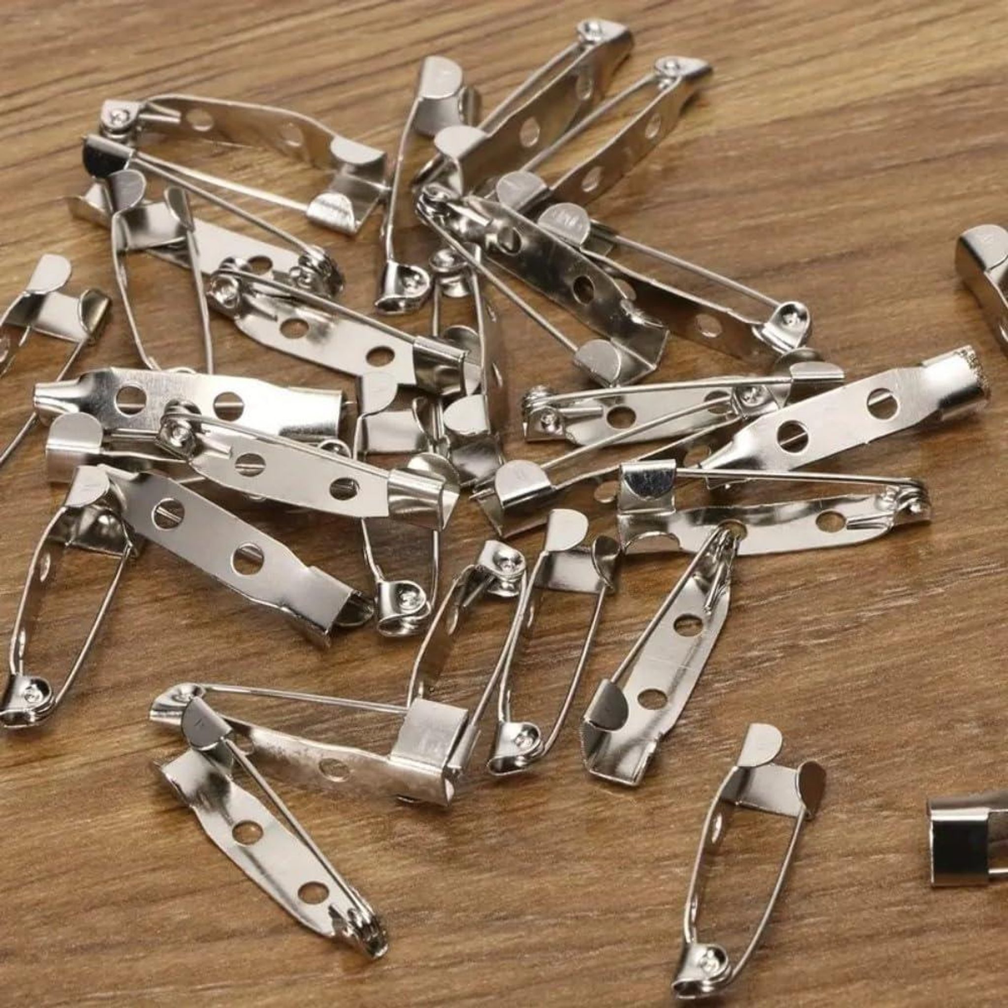 FELIXLEO Sicherheitsnadeln 200 Anstecknadeln 2cm Weißgold Sicherheitsnadeln DIY Schmuck, 1 St.