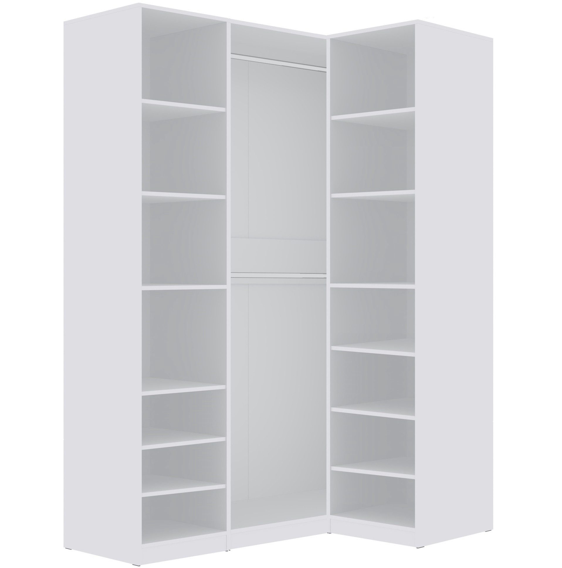 Marmex Möbel Garderobenschrank TRES SET G/B offener Kleiderschrank mit Klei günstig online kaufen