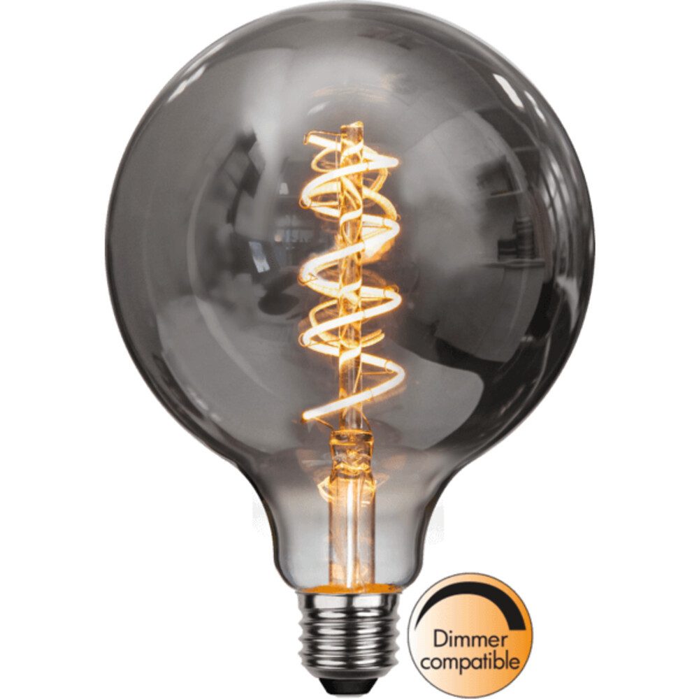 STAR TRADING LED-Leuchtmittel "Spiral Filament" E27, 2W, 2100K, 40lm, warmweiß, Ra: 90, E27, warmweiß