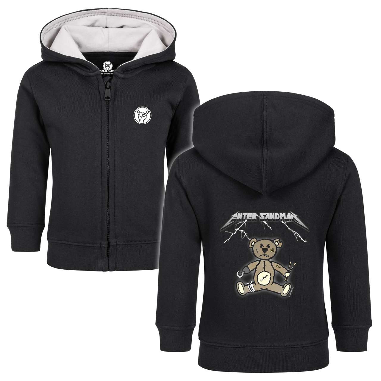 Metal Kids Kapuzensweatjacke mit Enter Sandman (Metallica Tribute) Aufdruck für Babys (0–24 M)