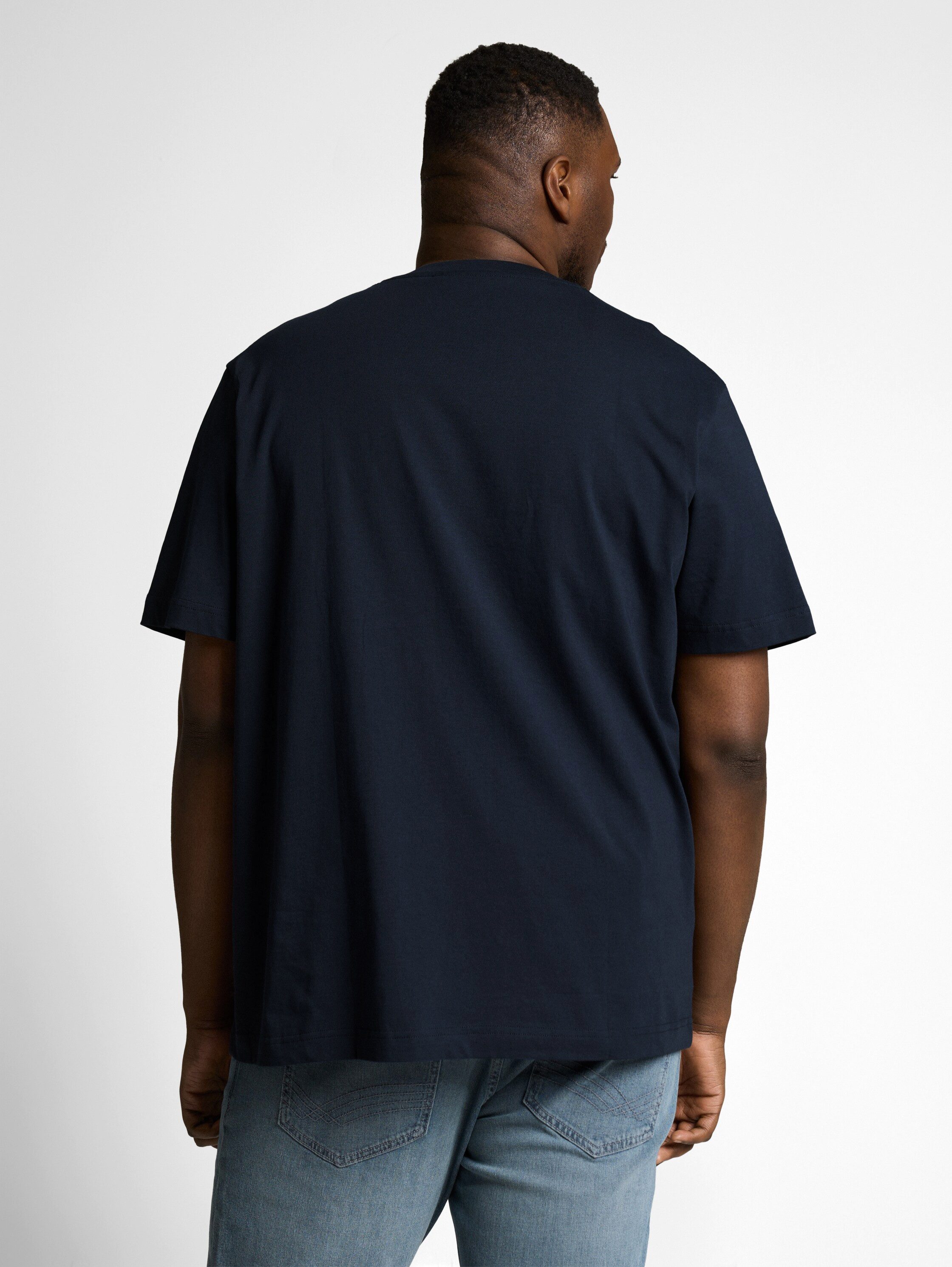 TOM TAILOR PLUS Kurzarmshirt mit Frontprint - Große Ggrößen