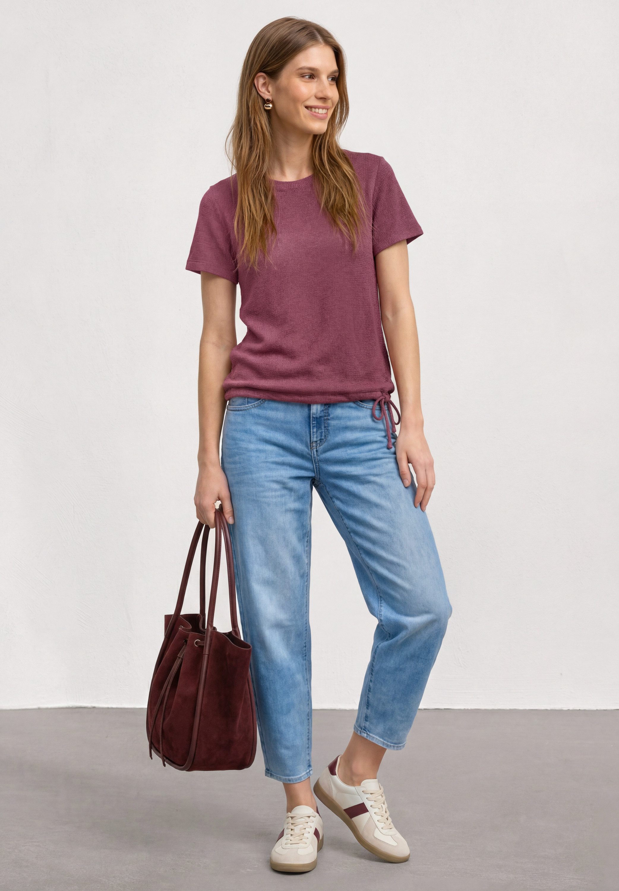 STREET ONE T-Shirt mit Rundhalsausschnitt – Bild 3 von 5