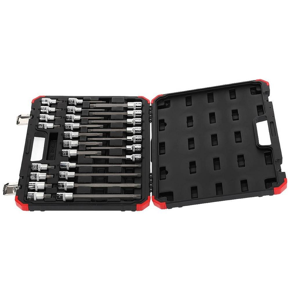Gedore Red Steckschlüssel Satz Schraubendrehereinsätze 1/2″ XZN 26-teilig 3301574