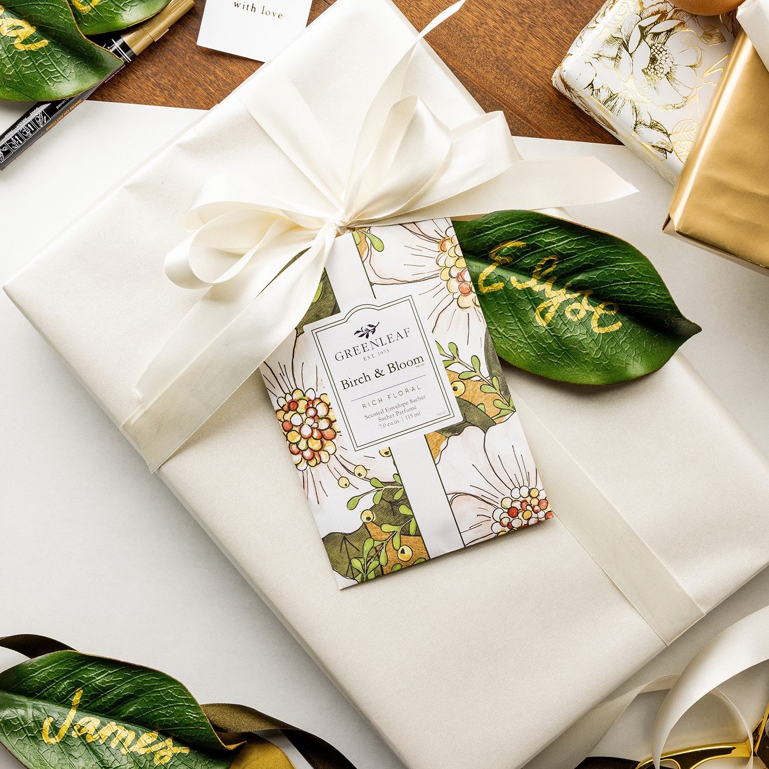Greenleaf Anti-Geruchs-Säckchen Birch & Bloom (1-St), Duft Sachets aus parfümierter Tonerde 115 ml