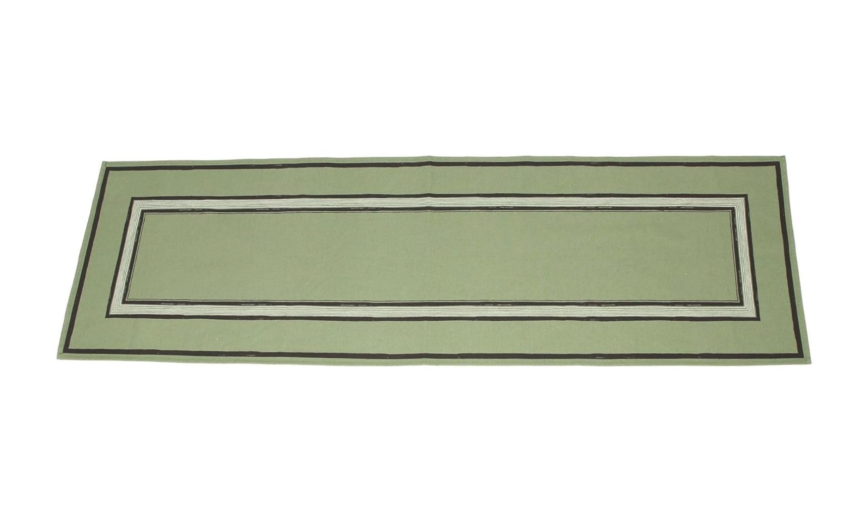 Dekoleidenschaft Tischläufer Tischläufer "Salvia verde" aus reiner Baumwoll günstig online kaufen