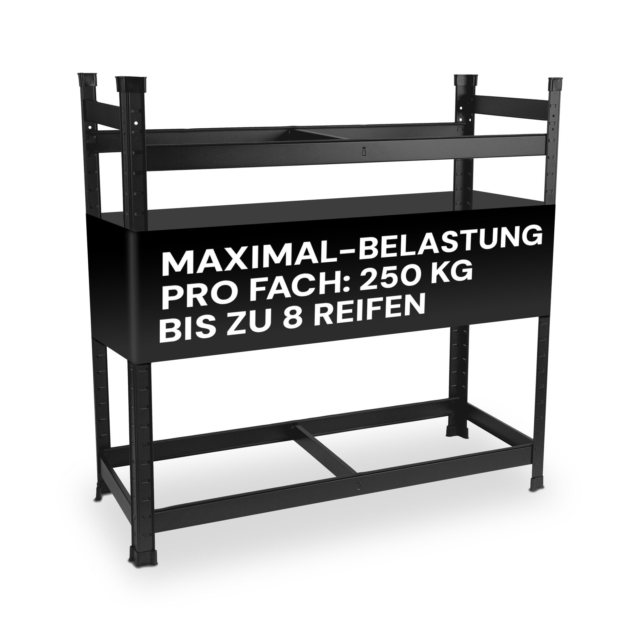 ALL Schwerlastregal Premium Reifenregal, 250kg Traglast, 4 bis 18 reifen id günstig online kaufen