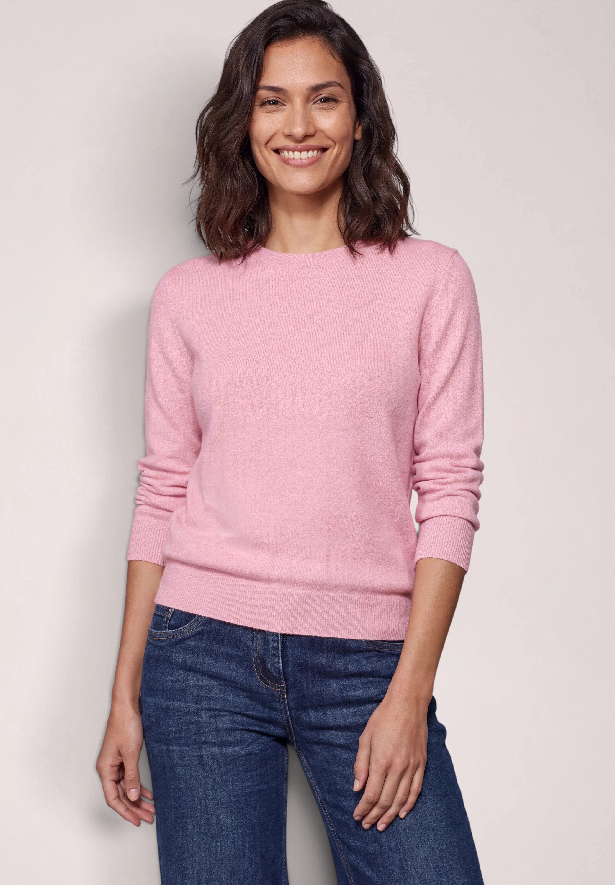 CECIL Strickpullover im angenehmen Materialmix