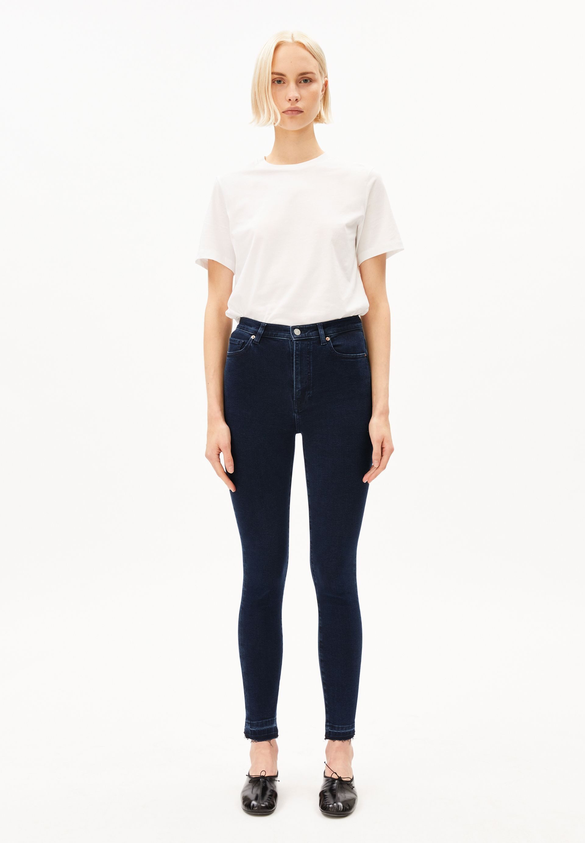 Armedangels Skinny-fit-Jeans INGAA Jeans aus Bio-Baumwoll Mix X-Stretch (X-Stretch) High waist