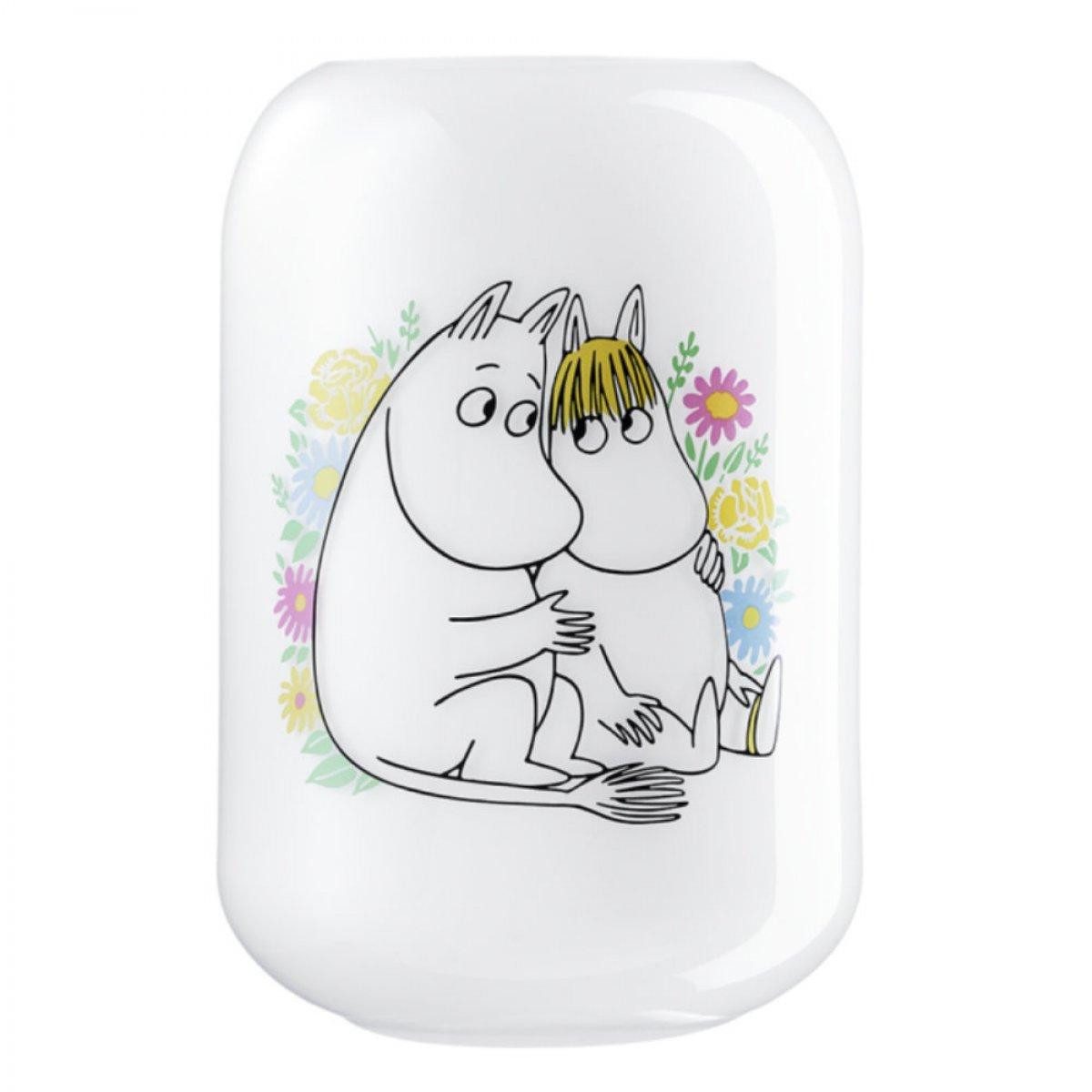 Muurla Kindergeschirr-Set Vase Mumins Flowers (12,5x19cm)