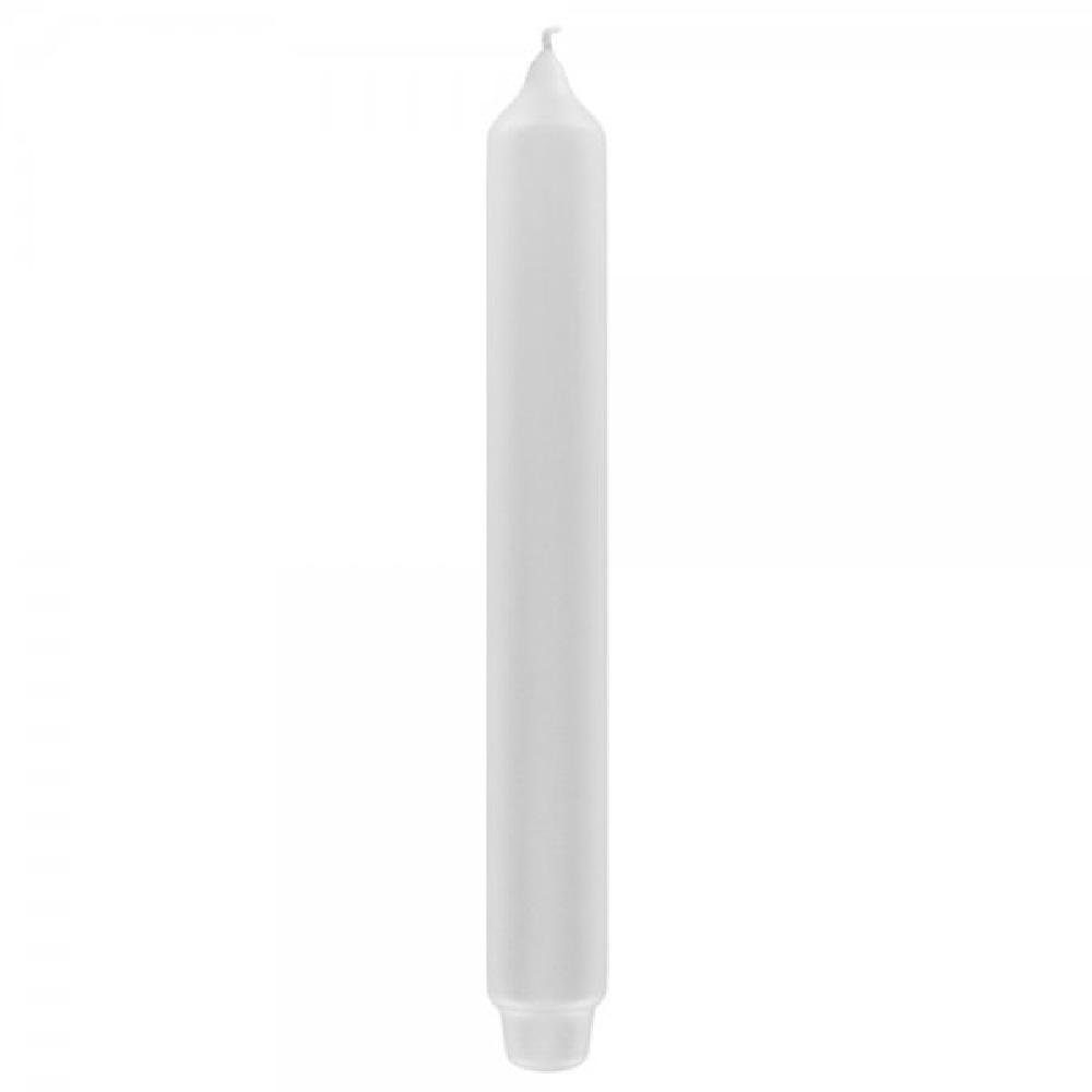 Fink Tafelkerze Stabkerze Metallic Weiß (25cm) günstig online kaufen