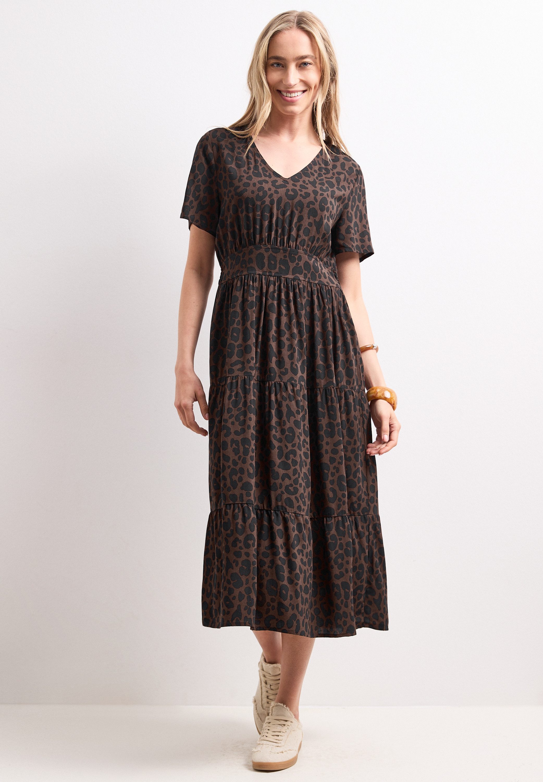 STREET ONE Midikleid mit Print