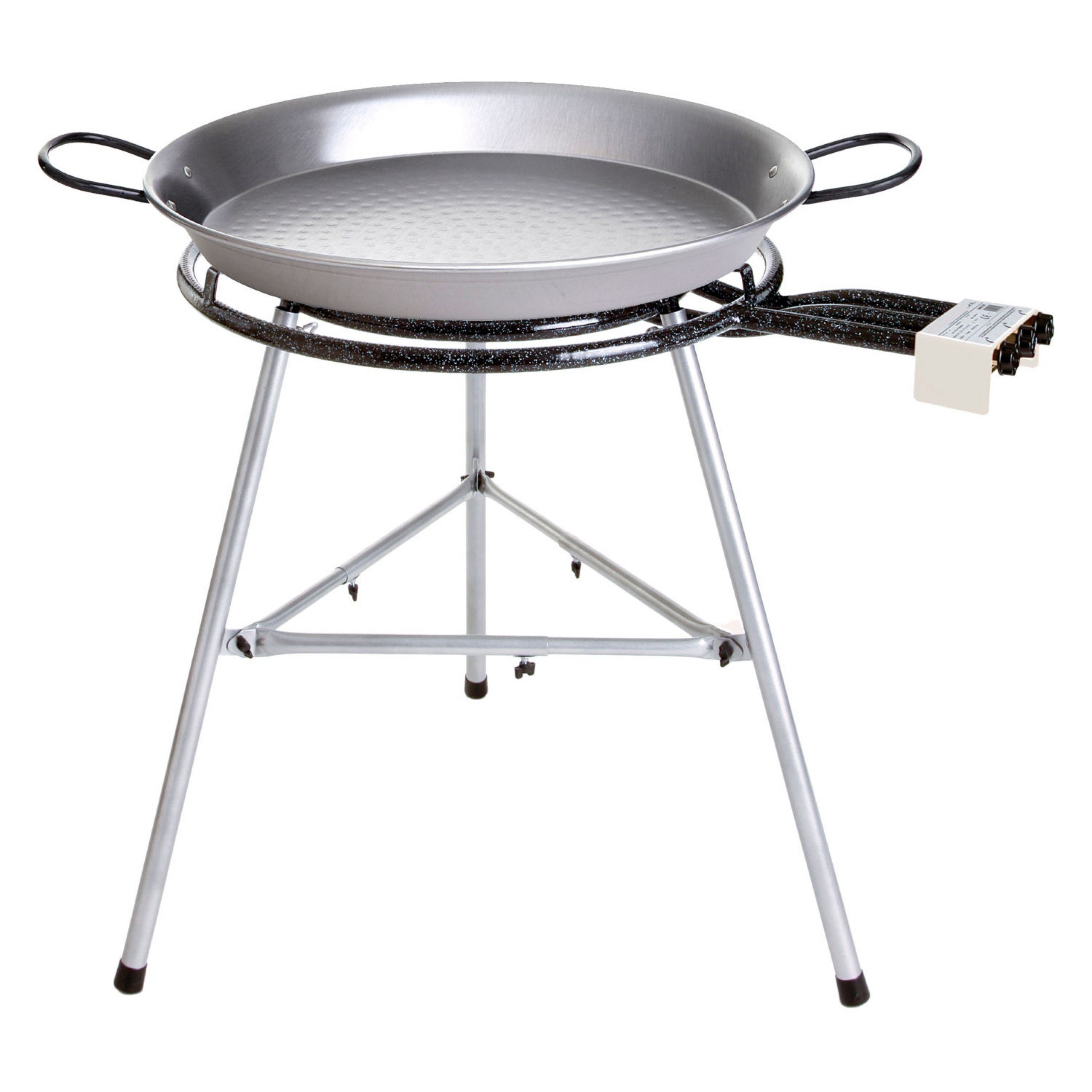 PAELLA WORLD Camping-Gasgrill Paella World Comfort Line Set 6 mit Brenner und Paella-Pfanne aus