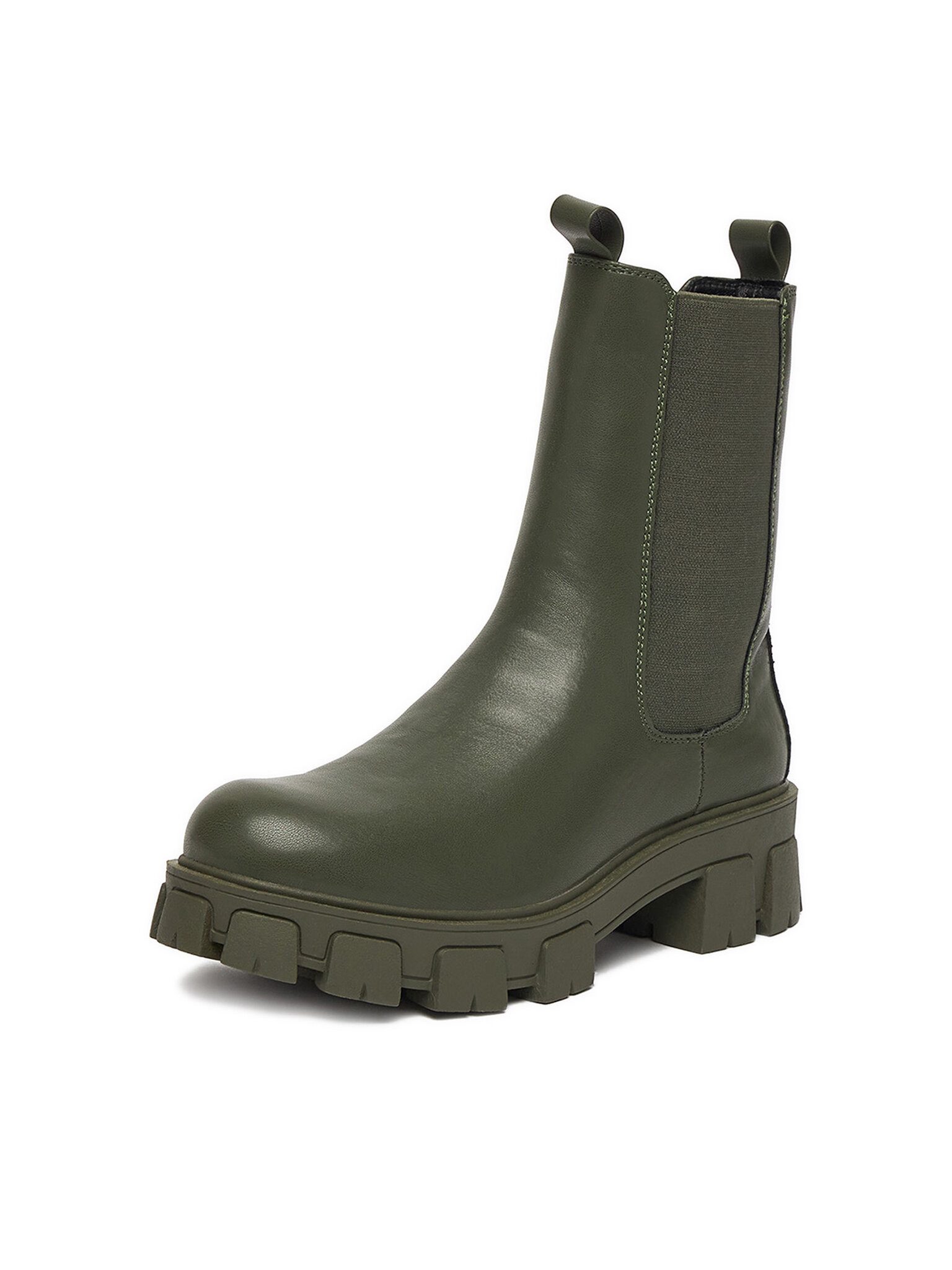 DeeZee Deezee Damen Chelsea Stiefel Khaki 12837-22 Chelseaboots