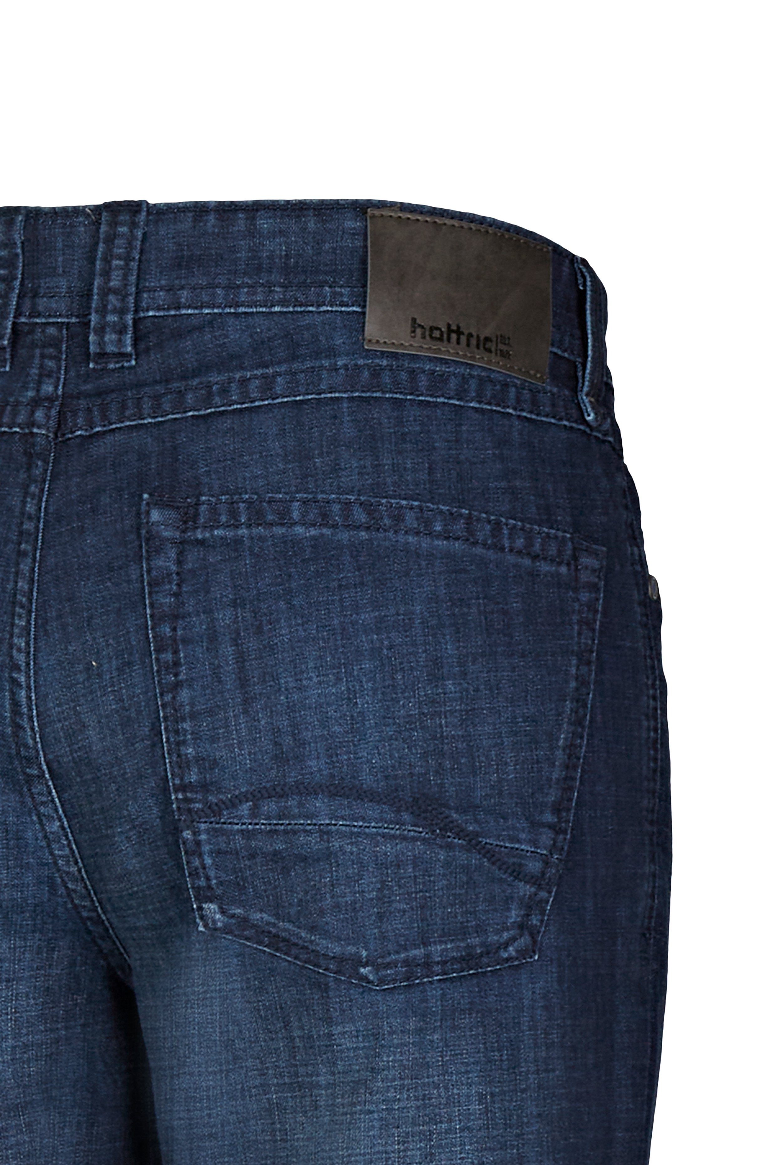 Hattric 5-Pocket-Jeans Hattric Herren Denim Summer dark Hunter 5-Pocket-Jeans indigo