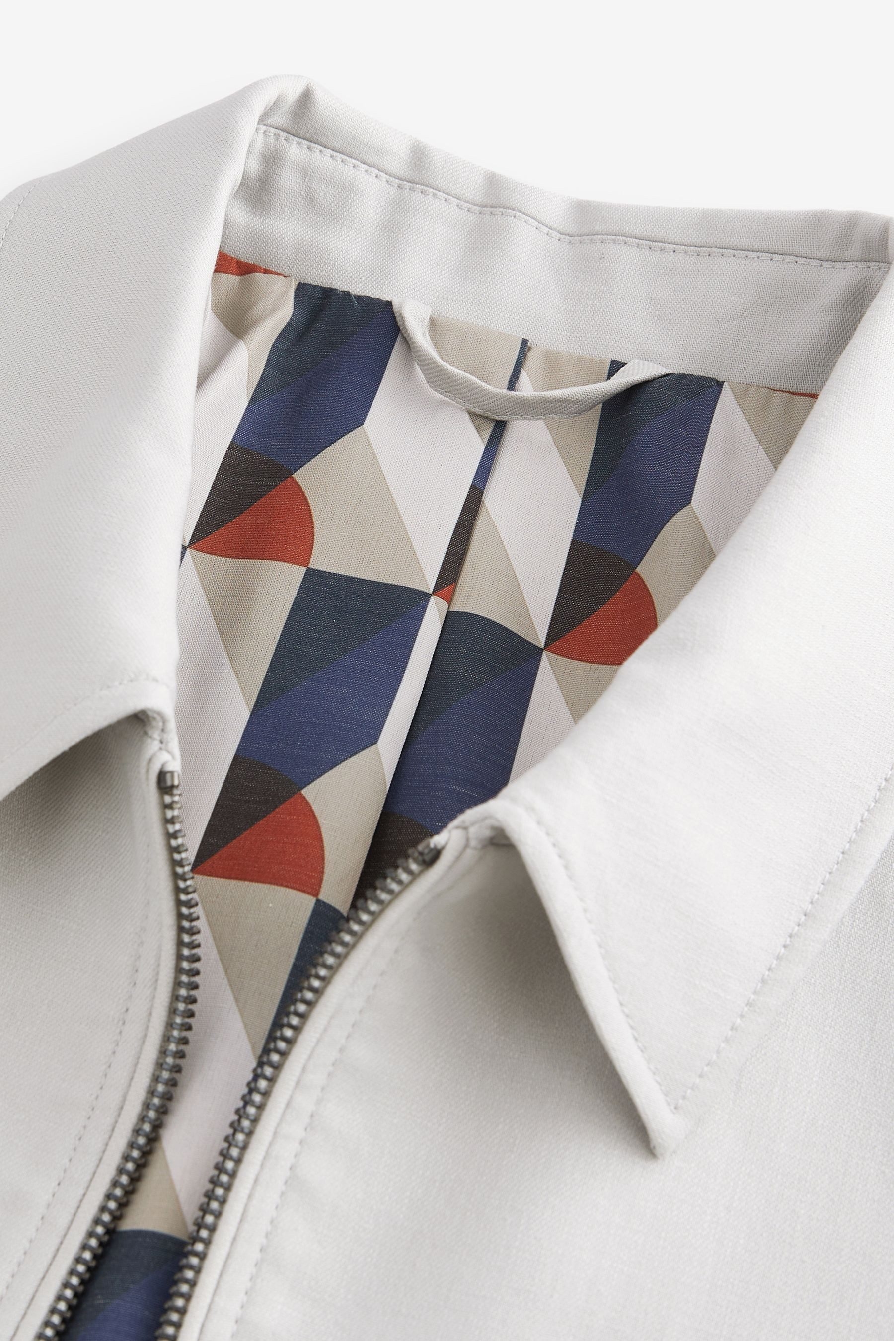 Next Hemdjacke Hemdjacke aus Leinengemisch (1-St)