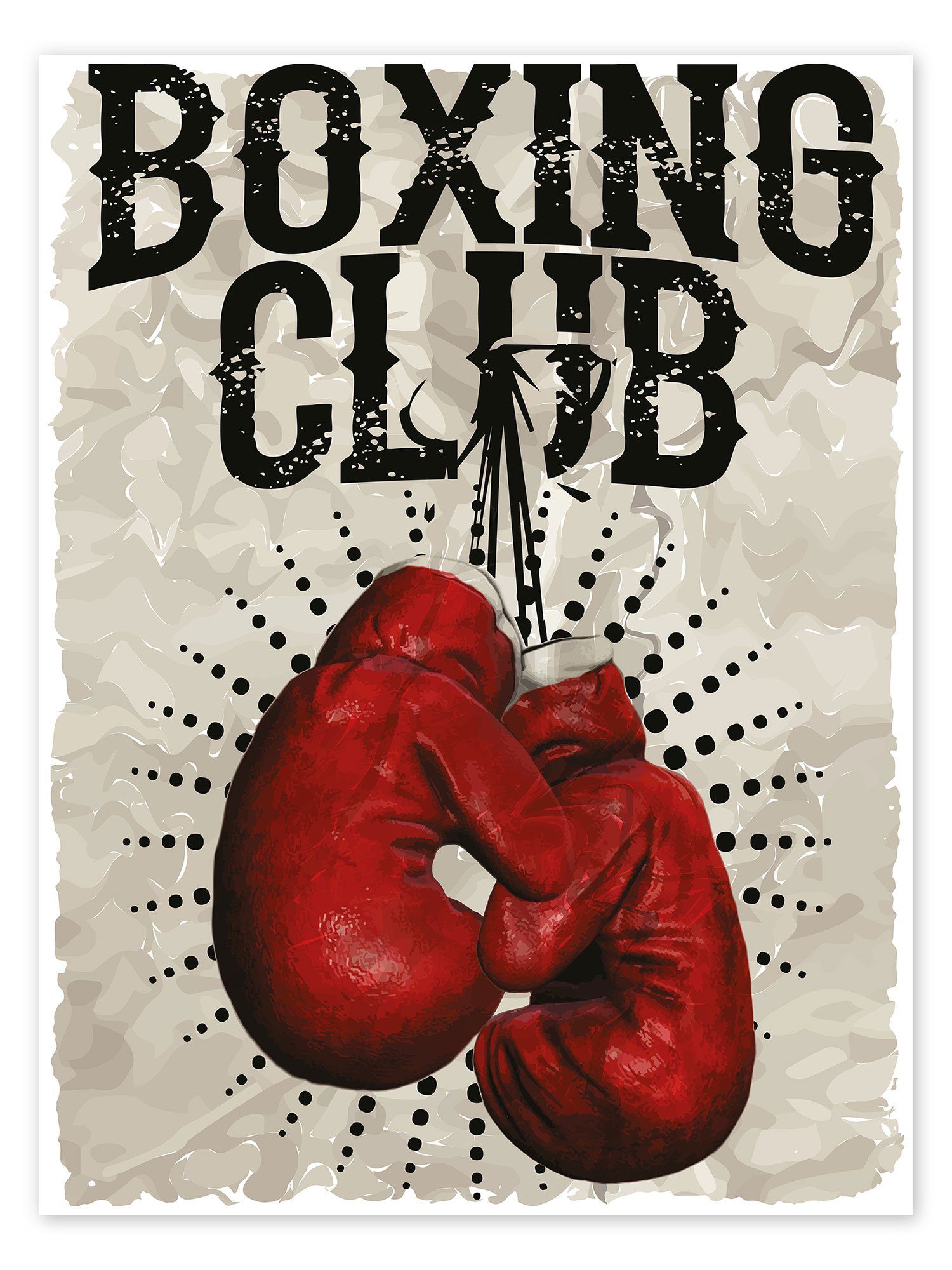 Posterlounge Poster Editors Choice, Boxhandschuhe, Illustration