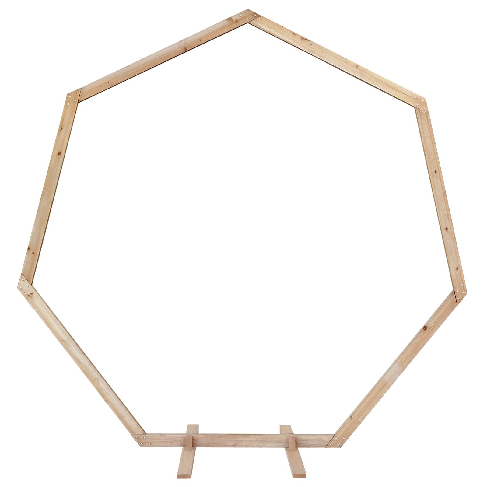 vidaXL Pergola Hochzeitsbogen Hellbraun 221 x 92 x 216 cm Massives Kiefernholz, (1-tlg)