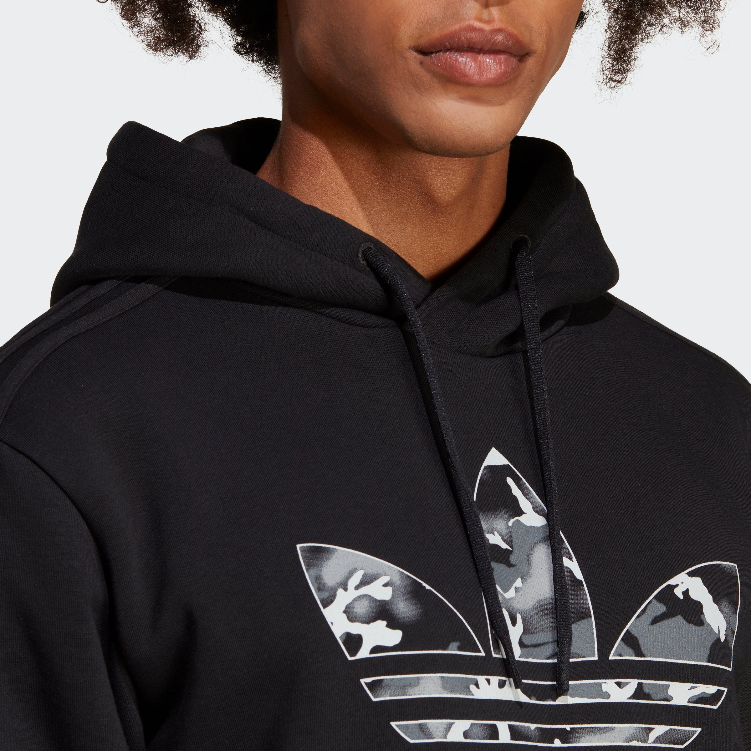 Sweatshirt adidas Originals HOODIE CAMO GRAPHICS INFILL