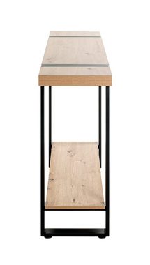 HAKU Beistelltisch HAKU Möbel Konsole (BHT 120x30x82 cm) BHT 120x30x82 cm bunt Mülleimer