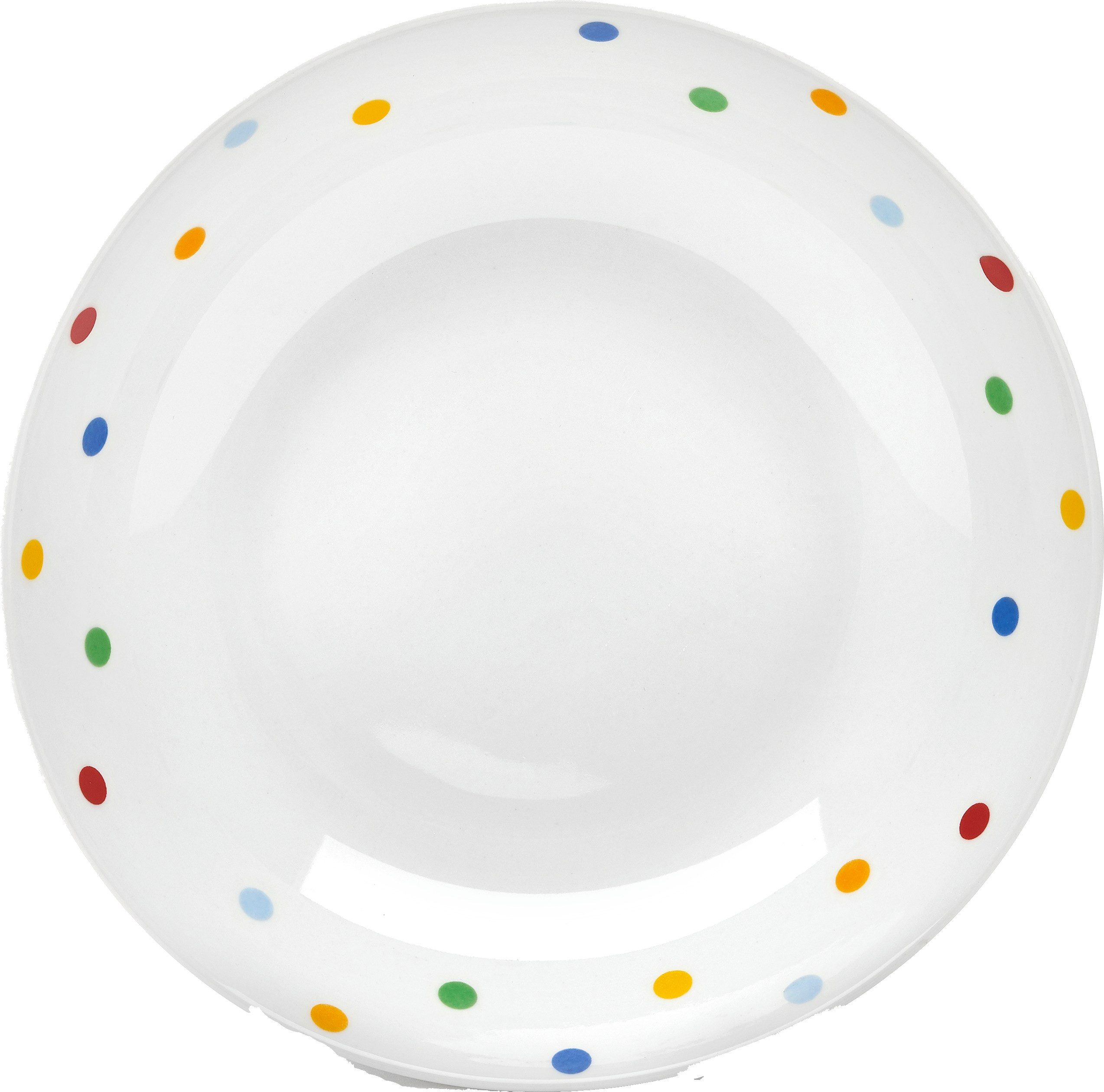 van Well Суповая тарелка Capri, (6 St), spülmaschinen- und mikrowellengeeignet, Porzellan, Ø 20,5 cm