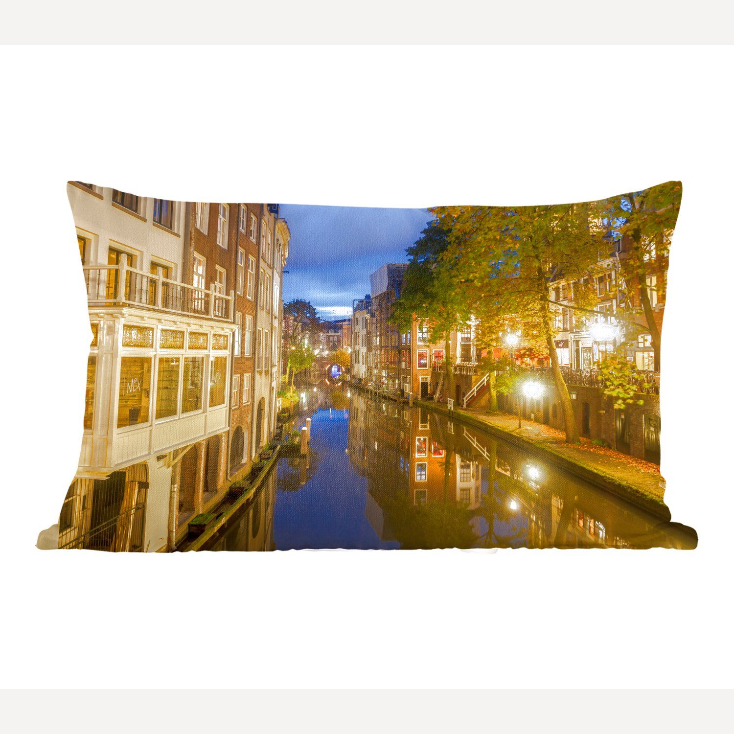 Dekokissen Niederlande, Kanal Schlafzimmer Dekoration, mit Zierkissen, Dekokissen Füllung, - Utrecht Wohzimmer - MuchoWow