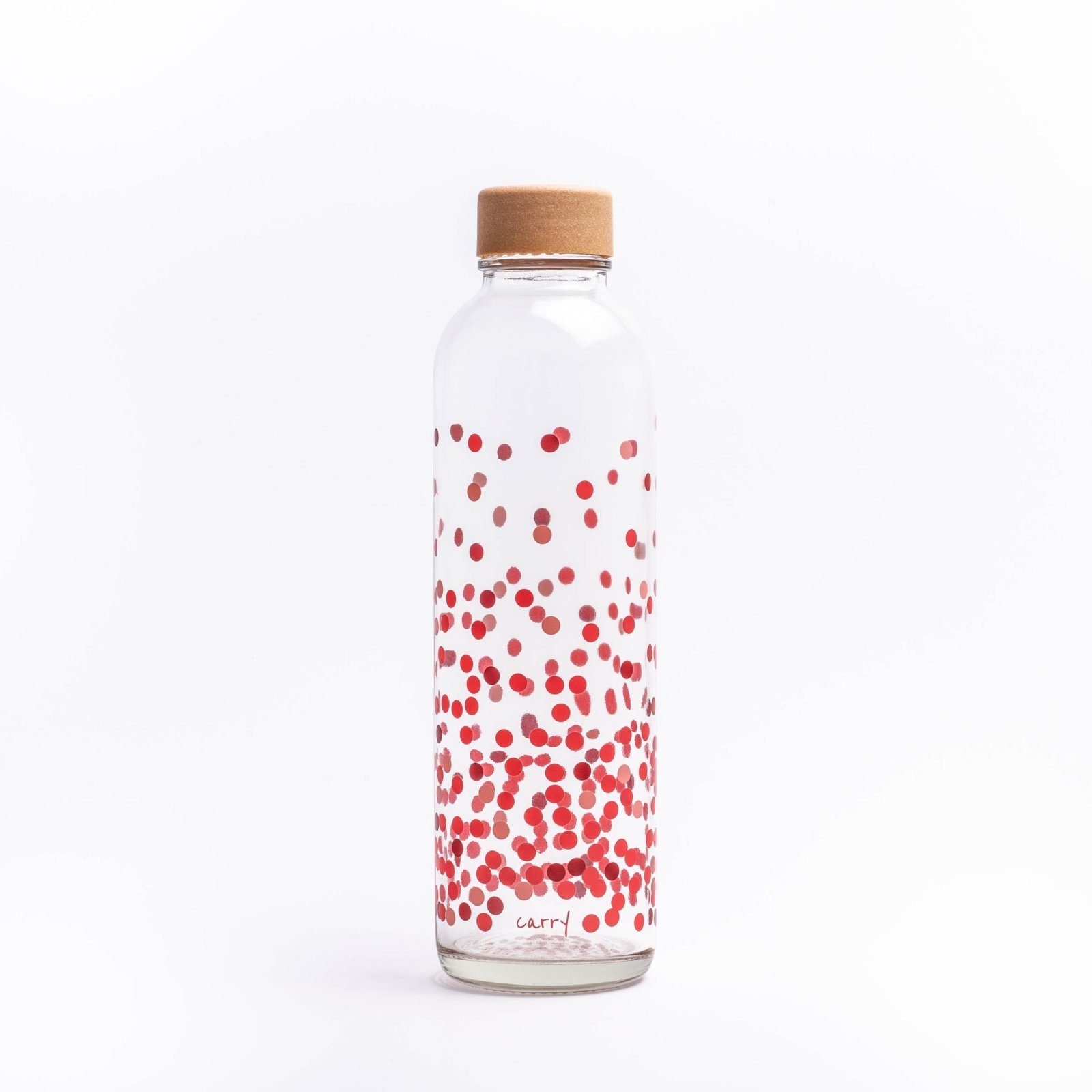 yogabox Trinkflasche CARRY 0.7 l PURE LOVE GLAS, Regional produziert