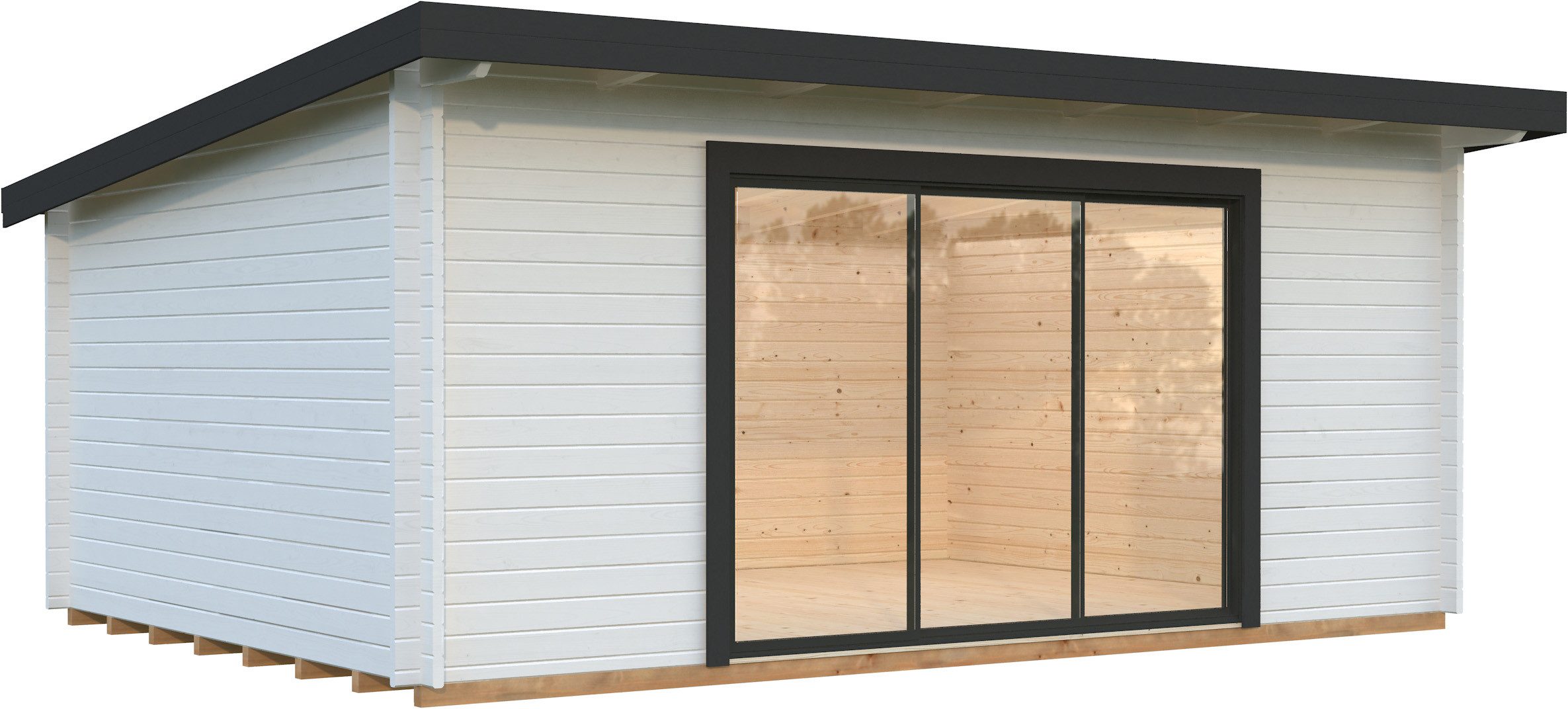 Palmako Gartenhaus Lea 19,4 m², Slide, BxT: 578x451 cm