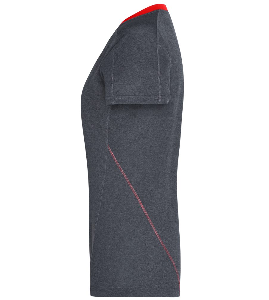James & Nicholson Laufshirt Doppelpack Damen Kurzarm Laufshirt Running T-Shirt JN471 (Doppelpack, 2 Stück) Atmungsaktiv und Feuchtigkeitsregulierend