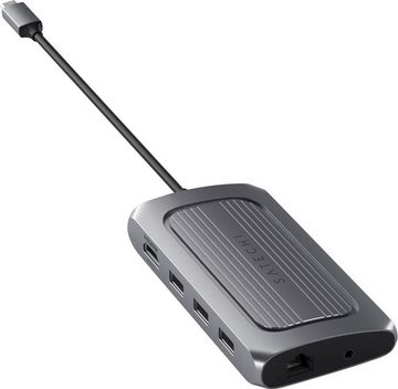 Satechi USB4 Multiport Adapter with 8K HDMI USB-Adapter 3,5-mm-Klinke, HDMI, RJ-45 (Ethernet), USB 3.0 Typ A zu USB Typ C