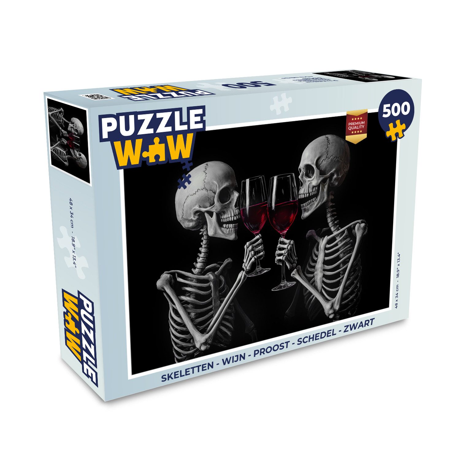 MuchoWow Puzzle Skelette - Wein - günstig online kaufen