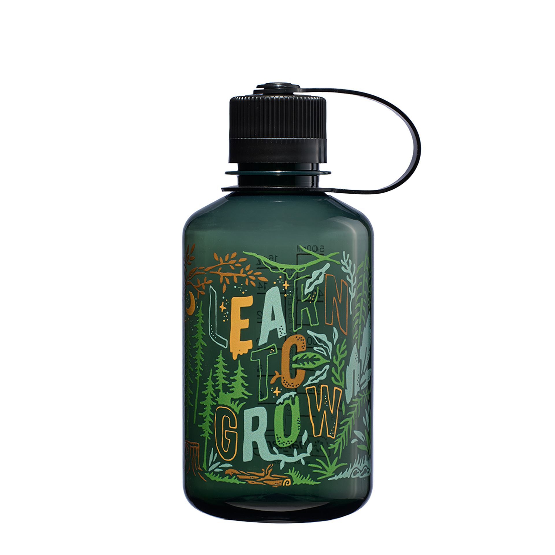 Nalgene Trinkflasche Trinkflasche 'EH Sustain' 0,5 Liter learn to grow, Trinkflasche für Sport und Freizeit