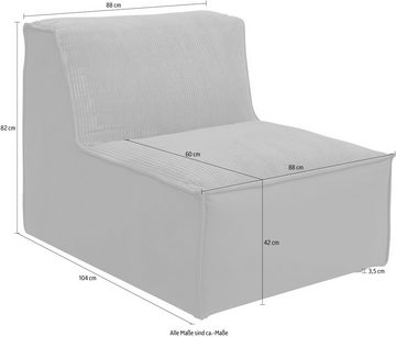 RAUM.ID Sofa-Mittelelement Modulid (1 St), als Modul oder separat verwendbar, in Cord