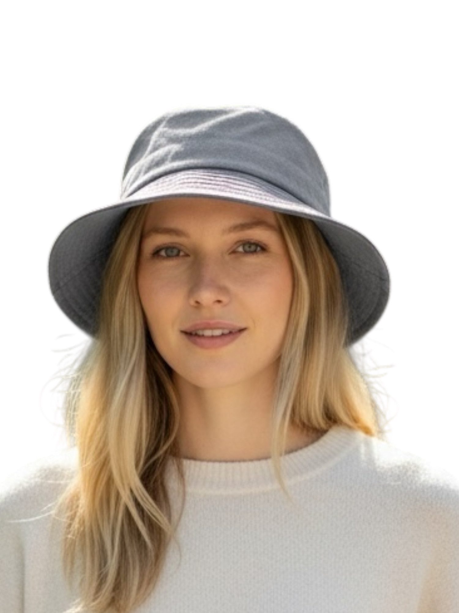 Taschen4life Sonnenhut Leinen Hut Größenverstellbar, unisex, Fischerhut